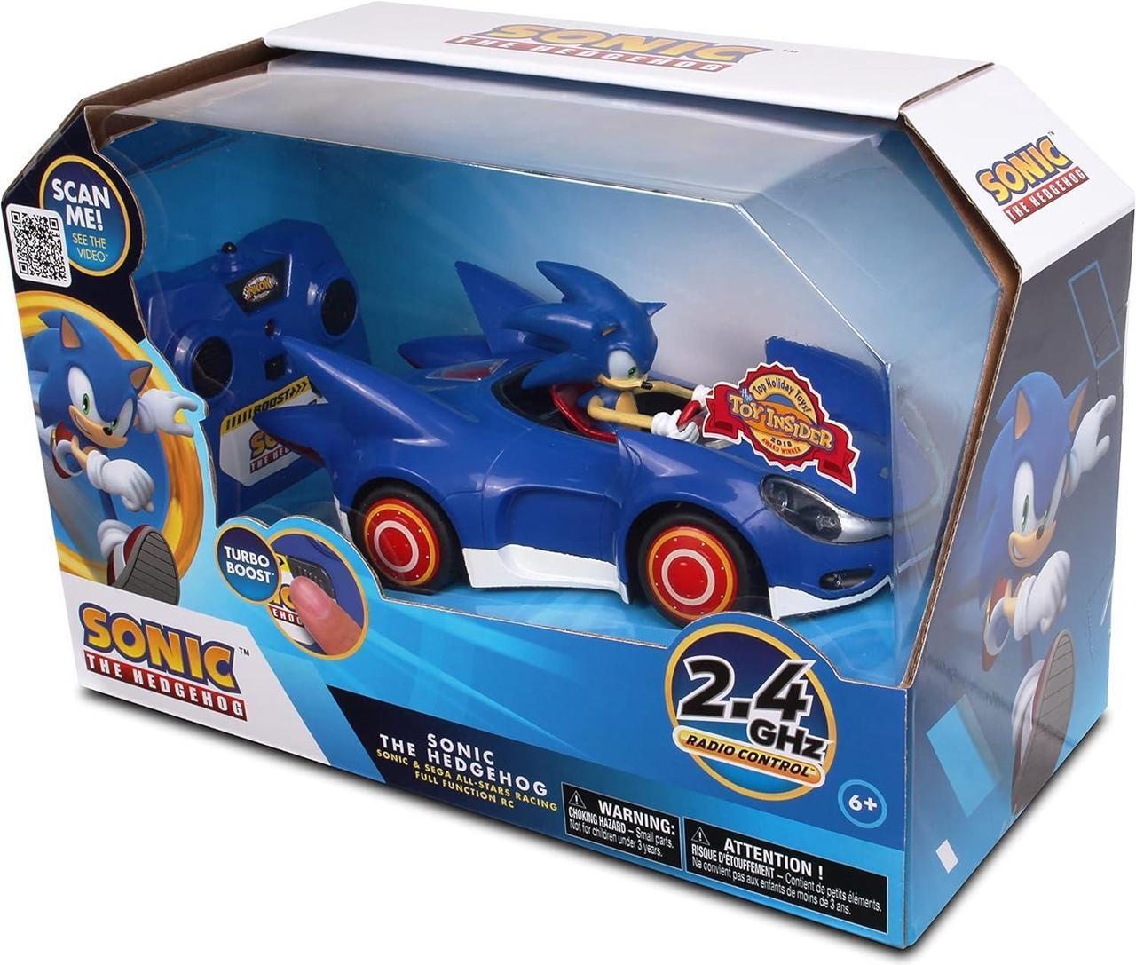 Alt view image 6 of 7 - NKOK Sonic and Sega All Stars Racing Remote Controlled Car - Sonic The Hedgehog, for Ages 6 and up, Allows Children to Pretend to Drive and Have Fun at The Same Time!