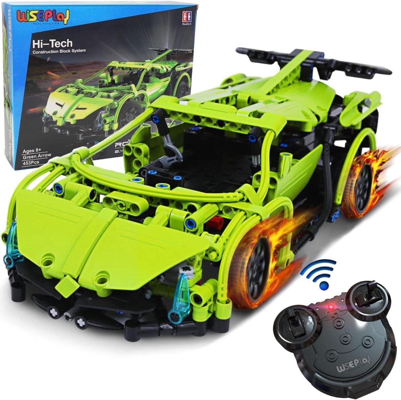 Main image of WISEPLAY Remote Control Car Building Kit, 453PCS Stem Toy for Kids Age 8-10, Great RC Car for 10-Year-Old Boys & Girls, Excellent Gift Idea