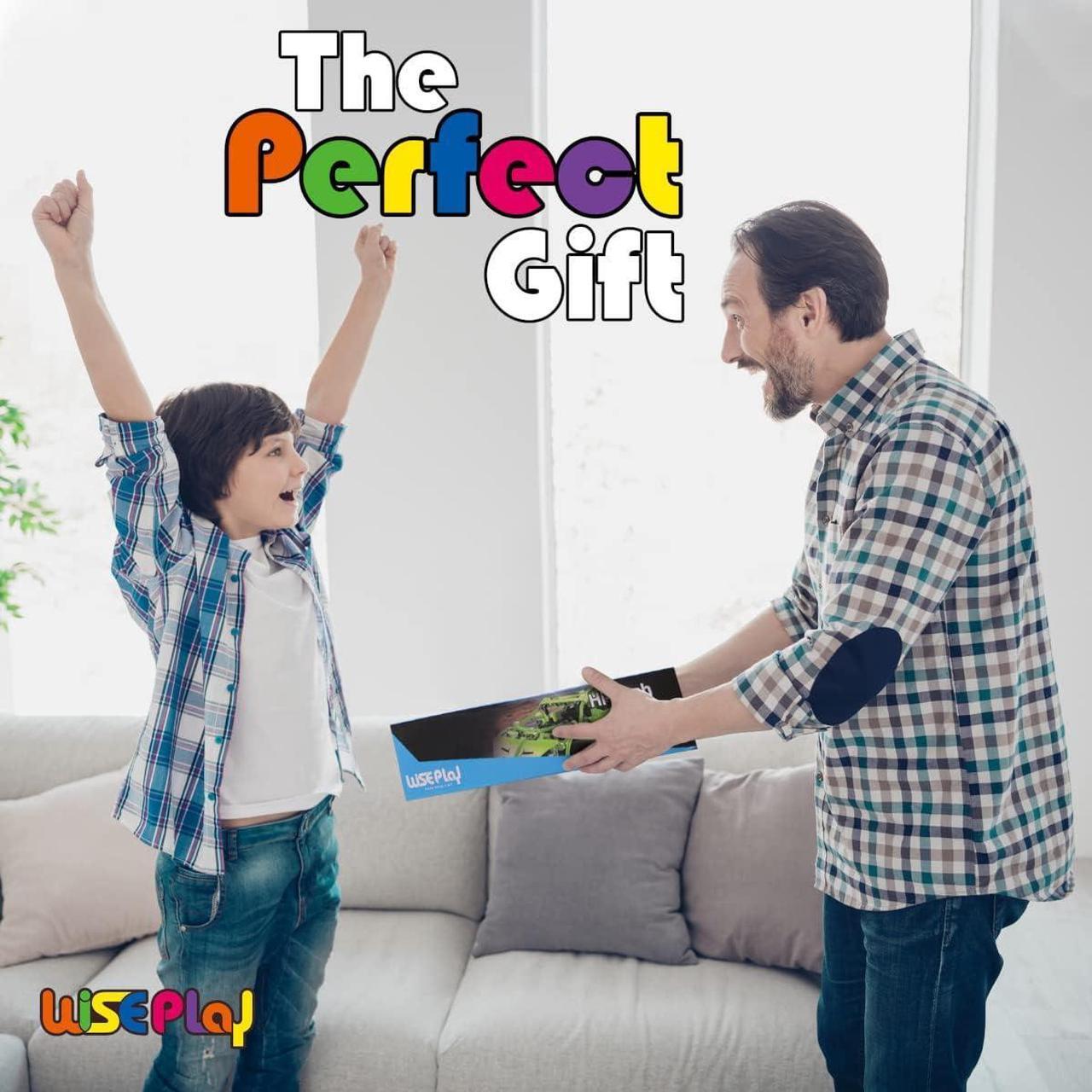 Alt view image 4 of 7 - WISEPLAY Remote Control Car Building Kit, 453PCS Stem Toy for Kids Age 8-10, Great RC Car for 10-Year-Old Boys & Girls, Excellent Gift Idea