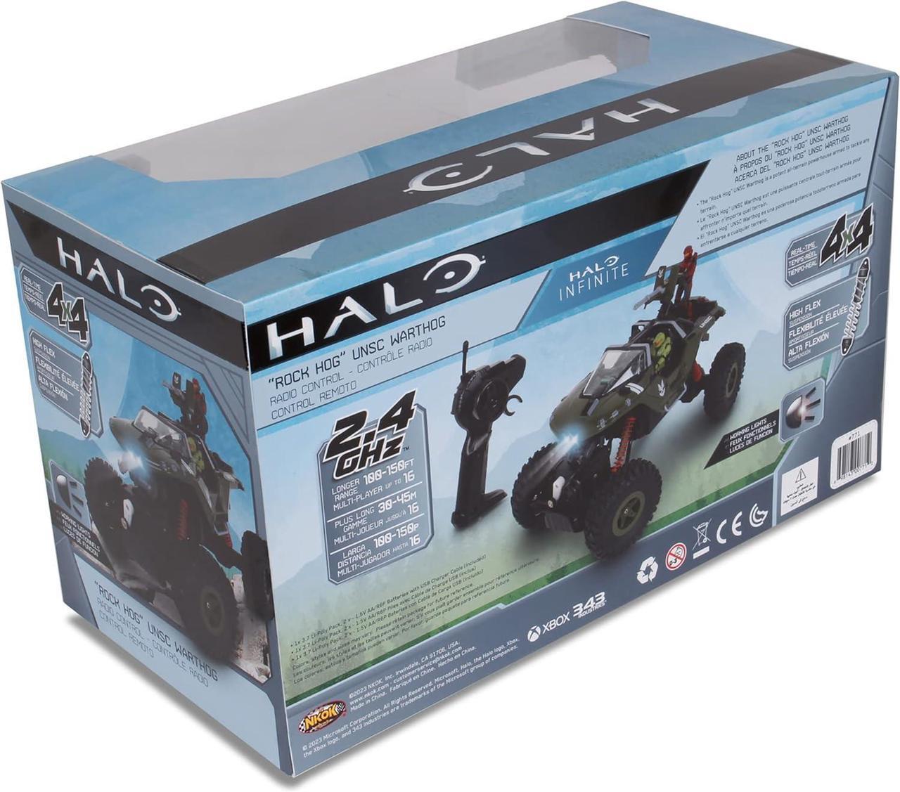 Alt view image 5 of 6 - NKOK Halo Infinite RC: UNSC Warthog Rock Hog - Rock Climber, Master Chief & Spartan, 2.4 GHz Radio Control Vehicle