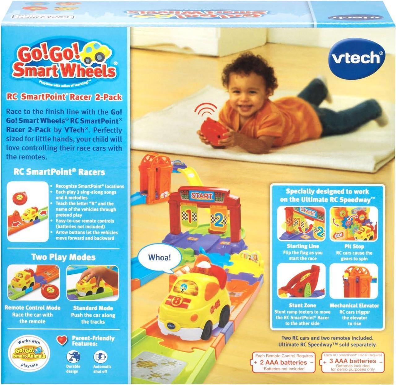 Alt view image 7 of 7 - VTech Go! Go! Smart Wheels Speedway RC SmartPoint Racer 2-Pack, unisex-children