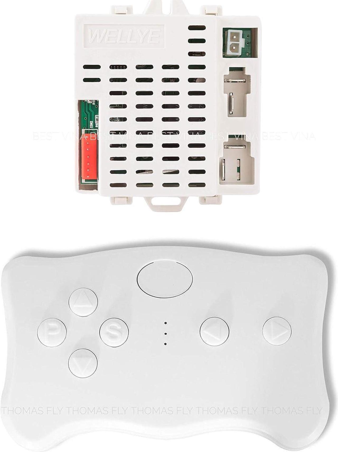 Main image of 2.4G Bluetooth Remote Control and Receiver for Kids Ride On Toys, 12V Control Box Motherboard Accessories for Best Choice Products JEEP Wrangler Ride On Car Replacement Parts
