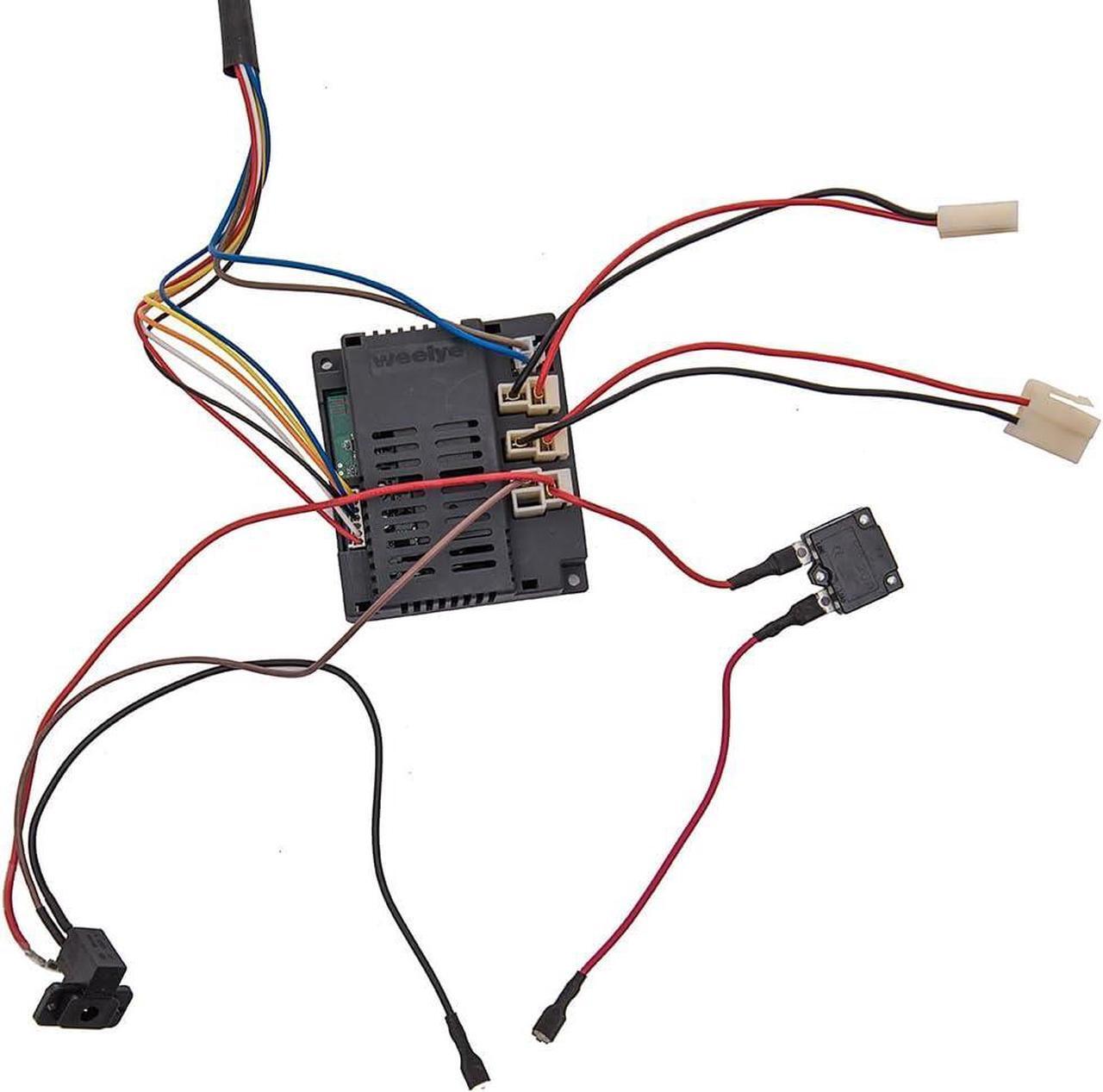 Alt view image 3 of 5 - 12 Volt Children Electric Car DIY Modified Wires and Switch Kit,with 2.4G Bluetooth Remote Control and Receiver,for Children Electric Ride On Car Accessories