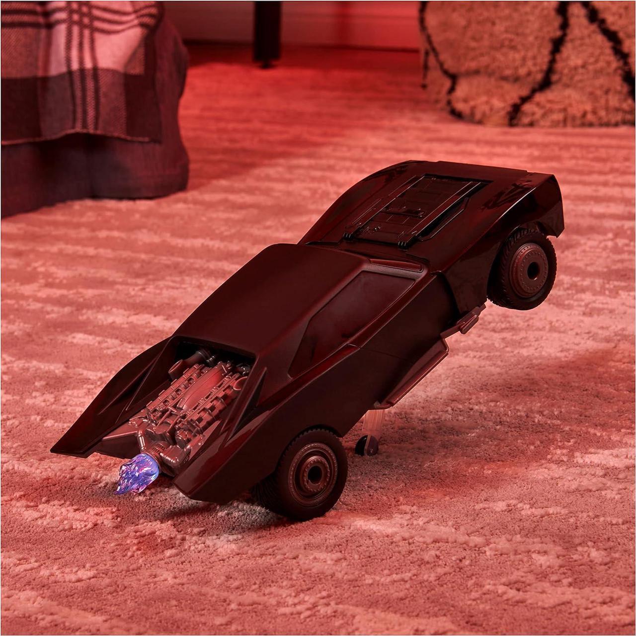 Alt view image 5 of 7 - DC Comics, The Batman Turbo Boost Batmobile, Remote Control Car with Official Batman Movie Styling Kids Toys for Boys and Girls Ages 4 and Up