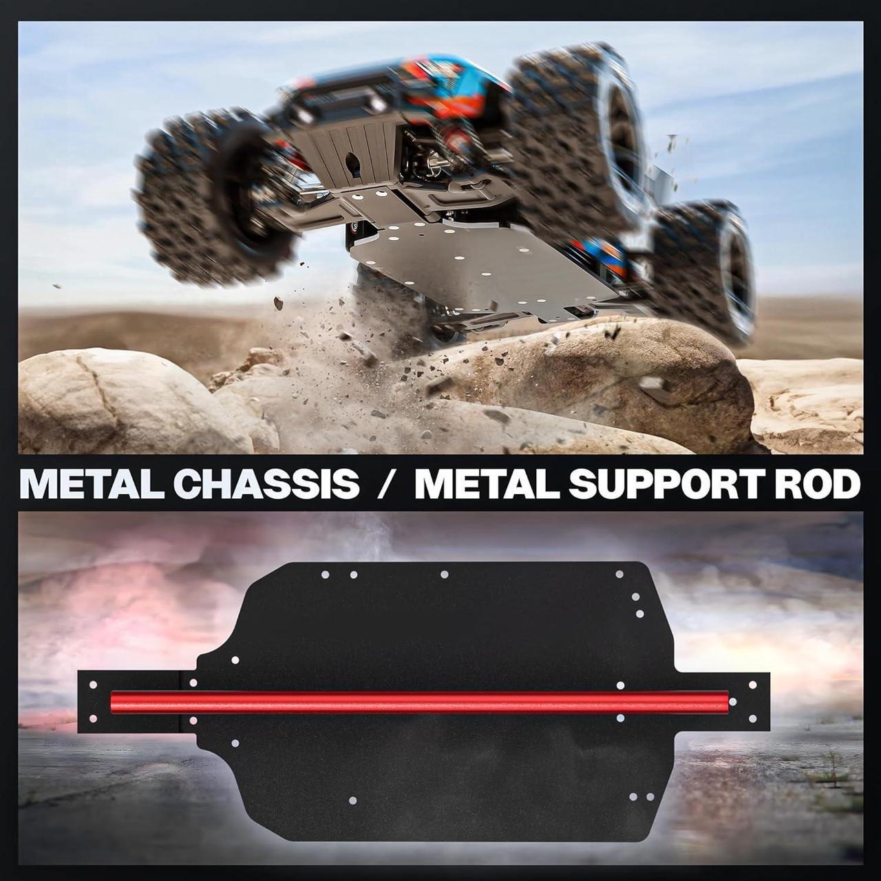 Alt view image 4 of 6 - BEZGAR HP141 Fast RC Cars for Adults - Max 50MPH Brushless RC Car, RC Trucks 4x4 Offroad Waterproof, 1:14 Scale RC Monster Trucks, Hobby Off Road RC Electric Car, Remote Control Cars for Adults