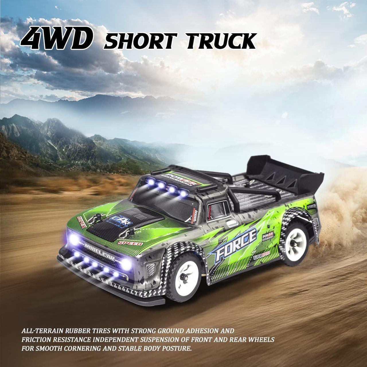 Alt view image 5 of 6 - Wltoys 284131 RC Cars 1/28 Mini Drift RC Car with 3pcs Upgraded 500mah Battery 30km/h RC Drift Cars 130 Brushed Motor 2.4GHz Remote Control Car LED Car Lamp 4WD Micro RC Drift Car for Adults Gifts