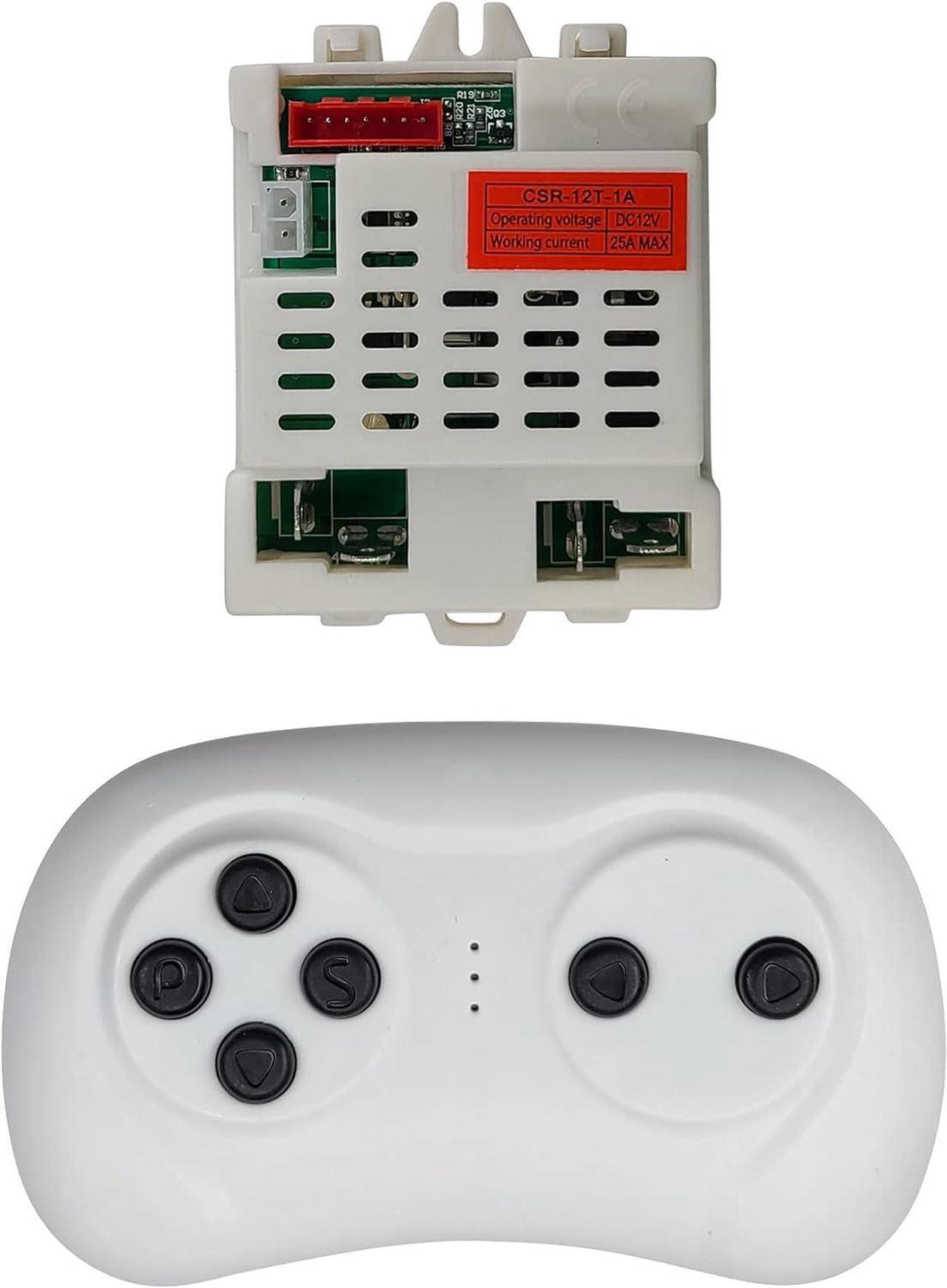 Main image of 2.4G Bluetooth CST-1A FCC Remote Control and CSR-12T-1A Receiver Control Box Mother Board for Kids Powered Wheels Children Electric Ride On Car Replacement Parts