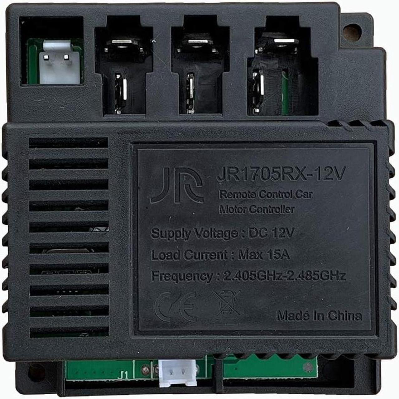 Alt view image 3 of 5 - JR1705RX-12V Kids Powered Ride on car 2.4G Bluetooth Remote Control and Receiver Kit Controller Control Box Accessories for Children Electric Ride On Car Replacement Parts