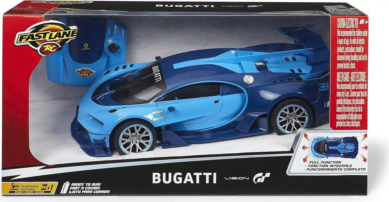 Alt view image 2 of 6 - Fast Lane 1:12 Bugatti Vision, Blue, 5F633F7