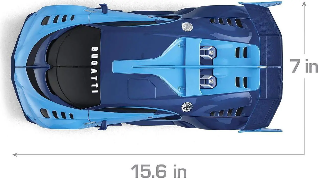 Alt view image 6 of 6 - Fast Lane 1:12 Bugatti Vision, Blue, 5F633F7