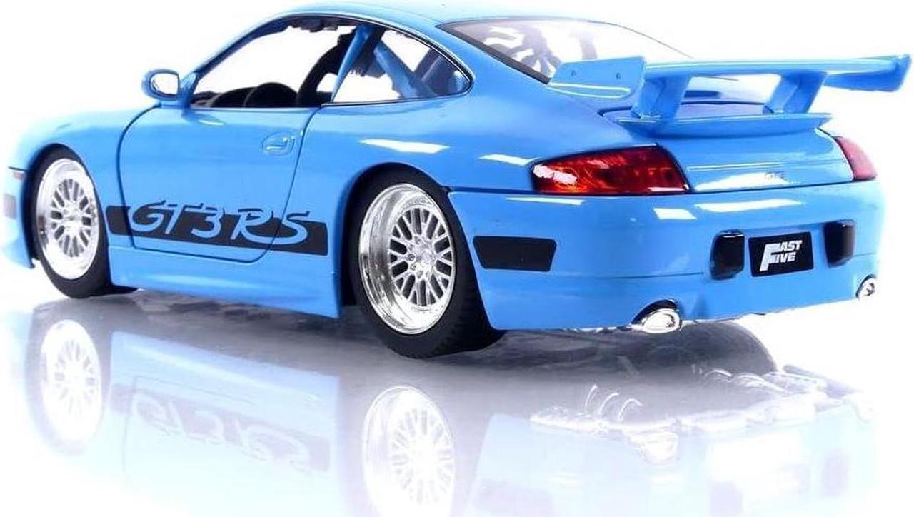Alt view image 4 of 7 - Jada Toys Fast & Furious Brian's Porsche 911 GT3 RS 1:24 Die-cast Car, Toys for Kids and Adults
