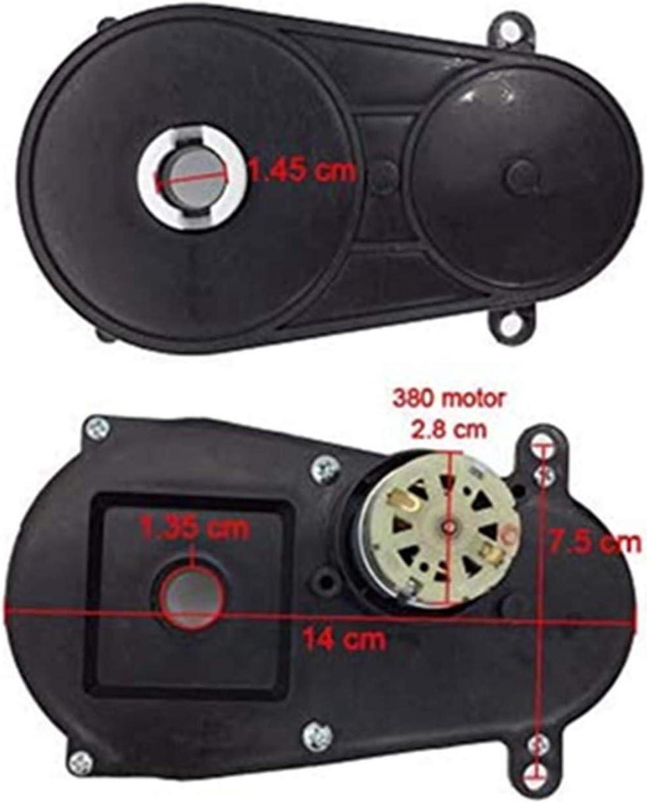 Alt view image 2 of 3 - weelye Steering Gearbox with Motor RS 390 24V Motor Steering Motor for Remote Control Ride On Toys Accessories Match Children Ride On Car Replacement Parts