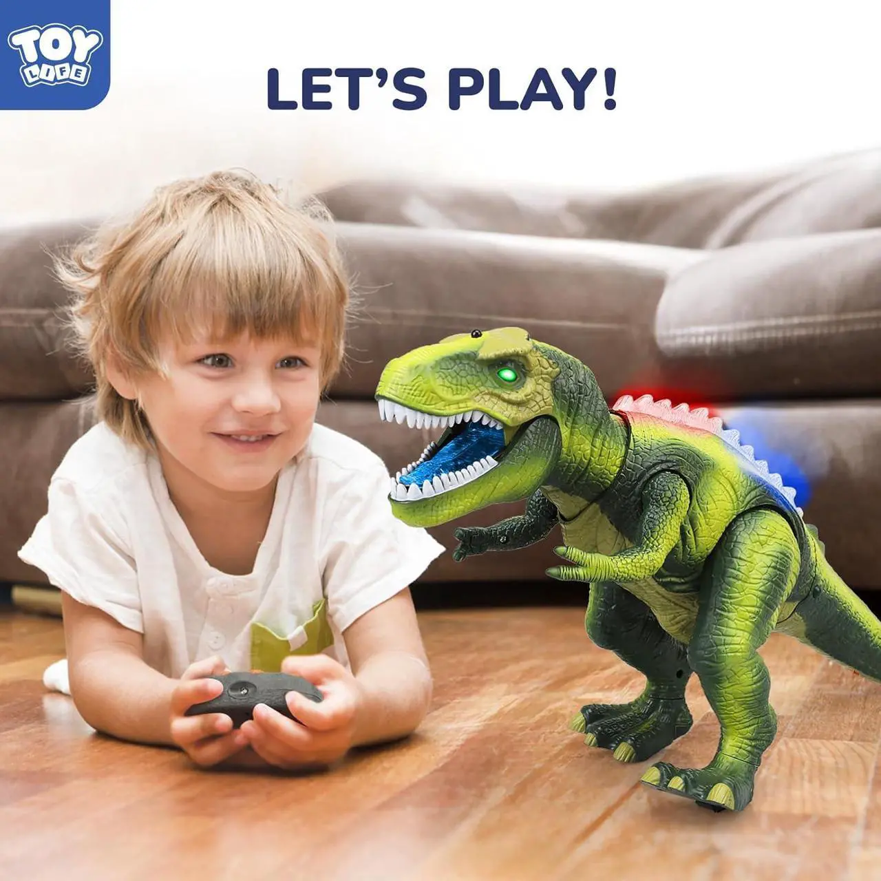 Alt view image 6 of 7 - STEAM Life Dinosaur Toys for Kids 3-5,Remote Control Dinosaur Toys for Kids 8-12,Trex Toys for 4 Year Old Boys, T Rex Dinosaur Toys for Kids 5-7, Toy Dinosaurs for Boys, Toddler Dinosaur Gifts