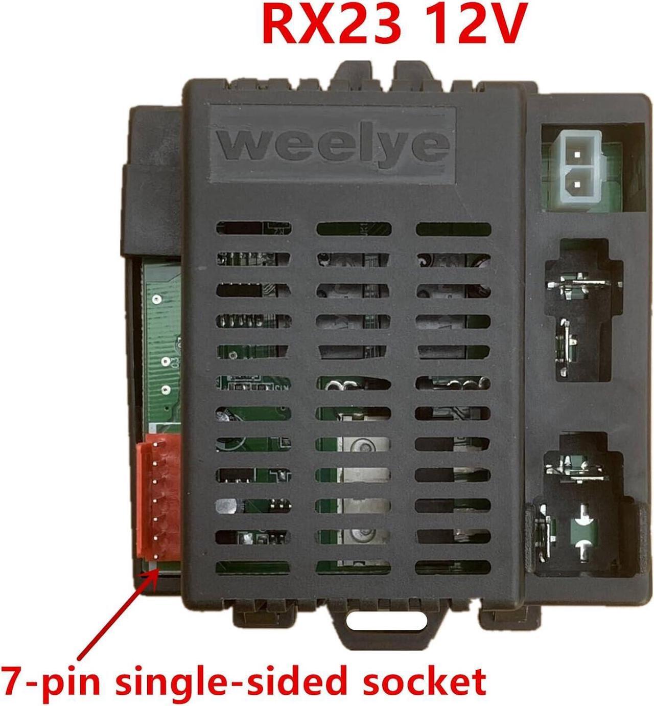 Alt view image 2 of 6 - weelye RX23 12V Control Box Receiver Mainboard Accessories Children Electric Ride On Cars Kids Powered Wheel Circuit Board Replacement Parts
