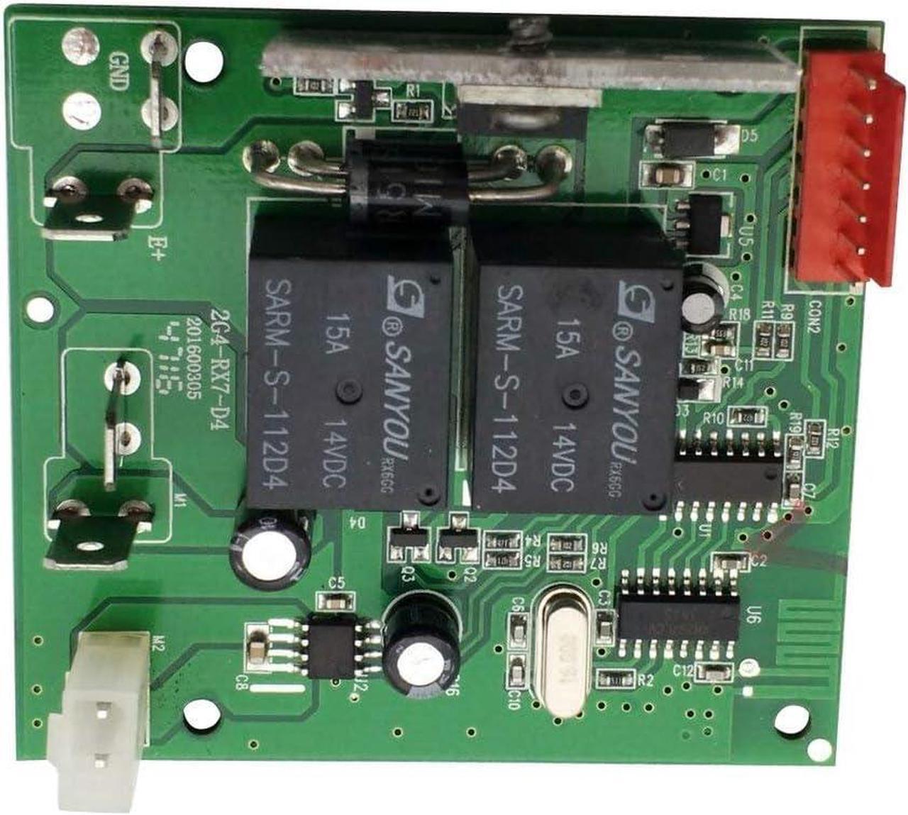 Alt view image 6 of 7 - RX18 Control Box Receiver Match 2.4G Bluetooth Remote Control, Accessory Receive Controller Signal Install Children's Electric Ride on Kids Car Replacement Parts