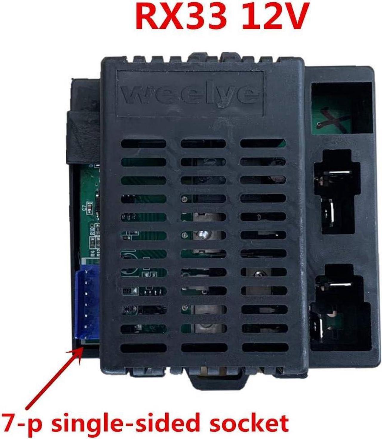 Alt view image 2 of 5 - weelye RX33 12V Receiver Controller, Control Box Accessories for Children Electric Ride On Car Replacement Parts