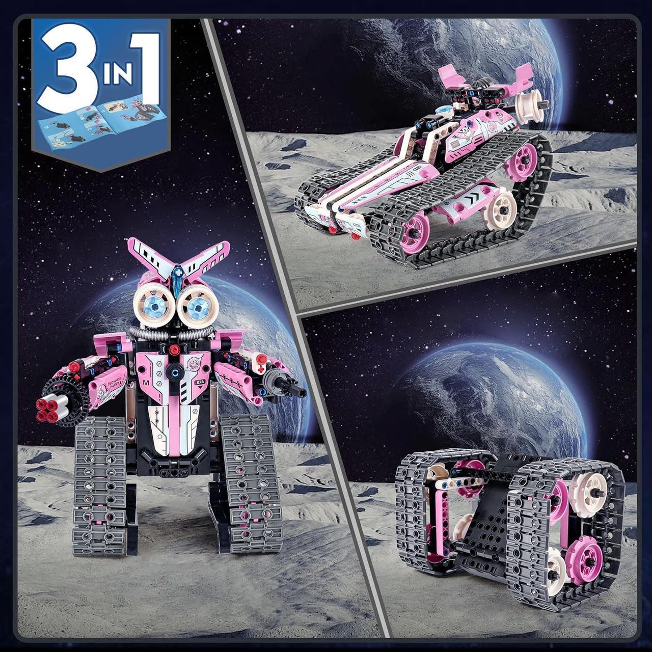 Alt view image 2 of 6 - STEM Projects Robot Building Toys for Kids Ages 7-9 8-12 Years Old, Girls 3 in 1 Remote Control Robotics Kit, Educational Science Coding Car Set, Best Birthday
