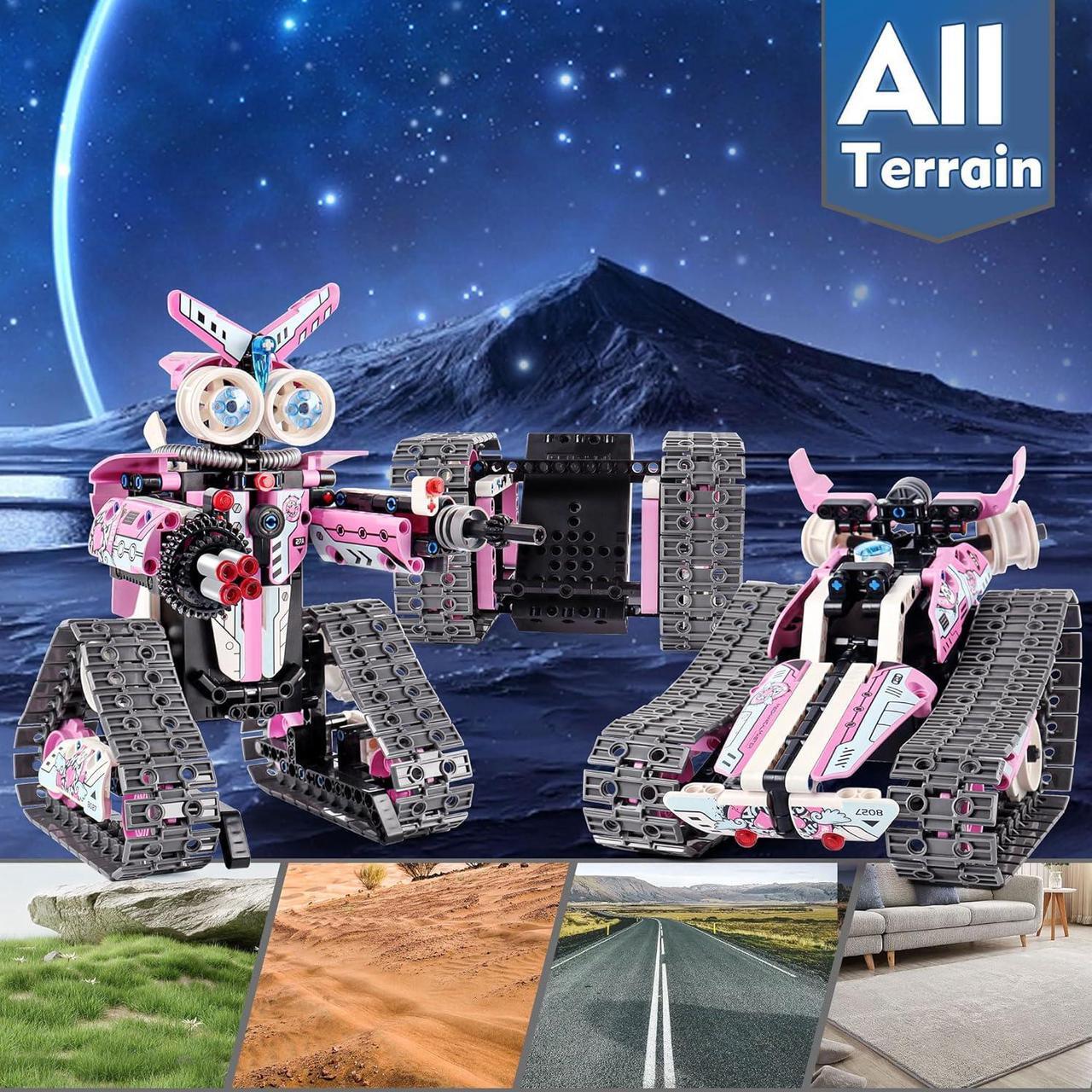 Alt view image 4 of 6 - STEM Projects Robot Building Toys for Kids Ages 7-9 8-12 Years Old, Girls 3 in 1 Remote Control Robotics Kit, Educational Science Coding Car Set, Best Birthday