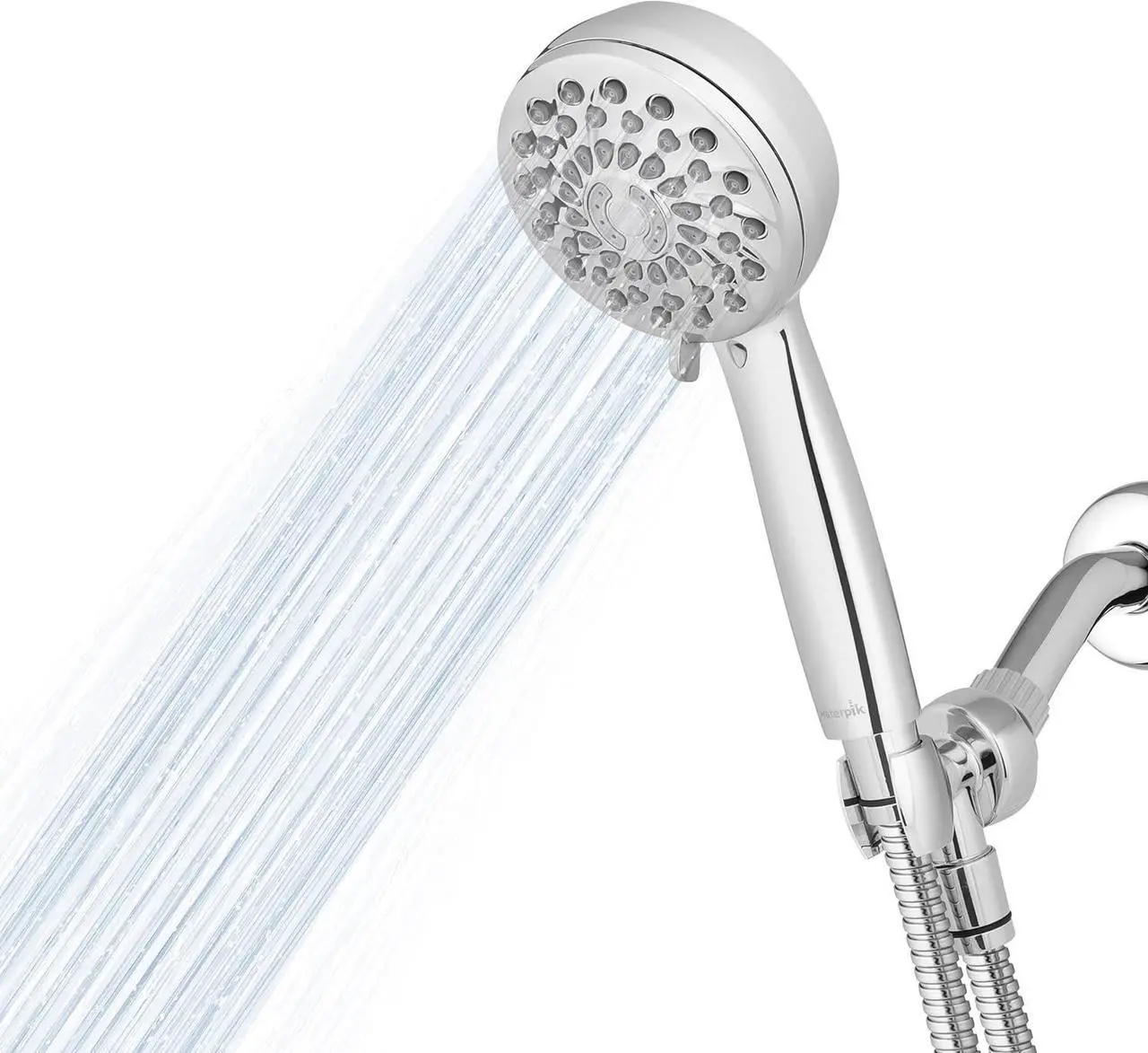 Main image of Waterpik High Pressure Hand Held Shower Head With Hose, PowerPulse Massage 7-Mode, Chrome XPB-763ME