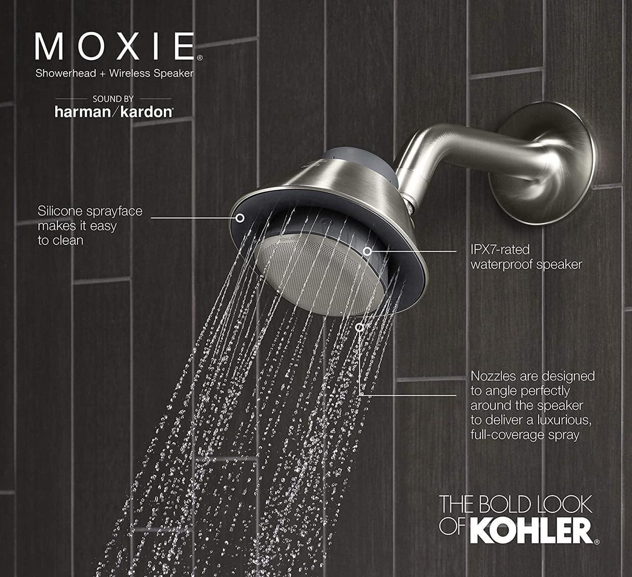 Alt view image 3 of 7 - MOXIE® 2.5GPM SHOWERHEAD/BLUETOOTH