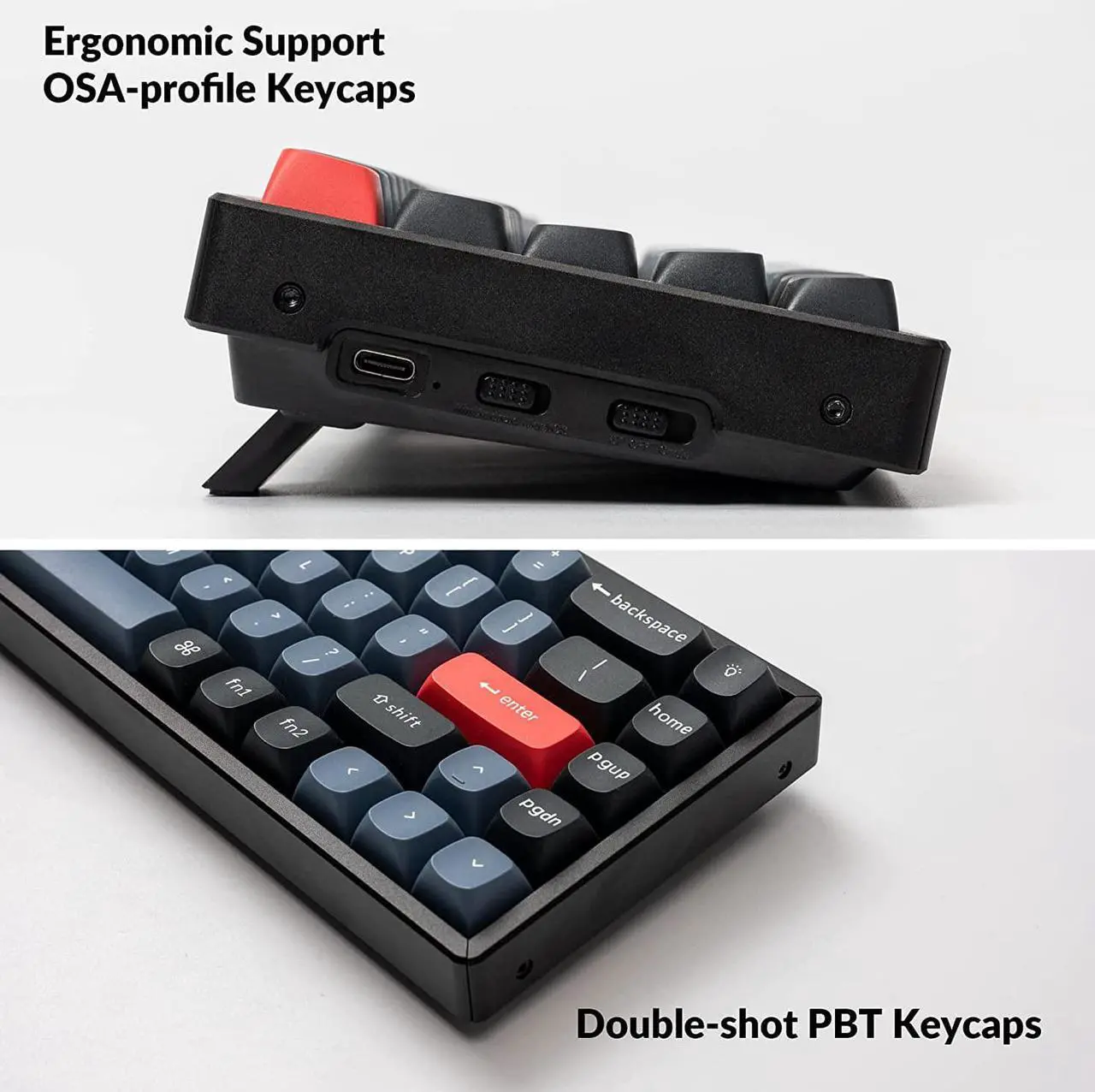 Alt view image 6 of 7 - Keychron K6 Pro Wireless Custom Mechanical Keyboard, QMK/VIA Programmable Macro, Hot-Swappable Keychron K Pro Brown Switch, 65% Layout Aluminum RGB Backlit Office Gaming Keyboard for Mac Windows Linux