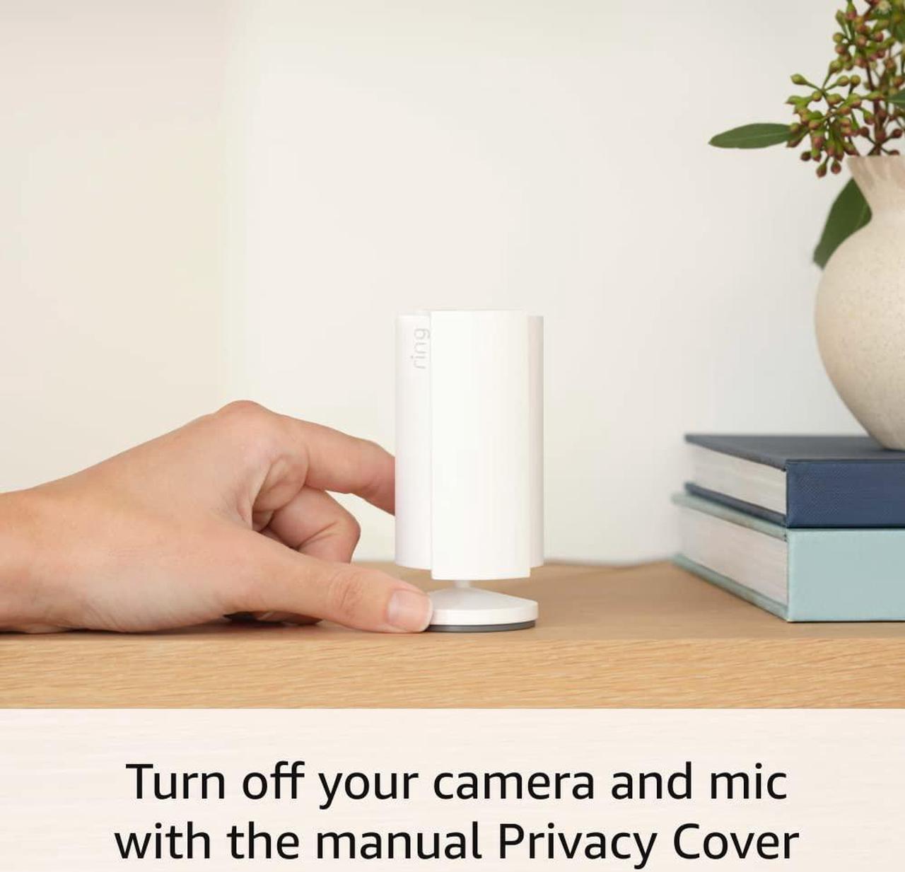 Alt view image 4 of 6 - All-new Ring Indoor Cam (2nd Gen), White with 10 ft. USB-A to Micro USB Power Cable