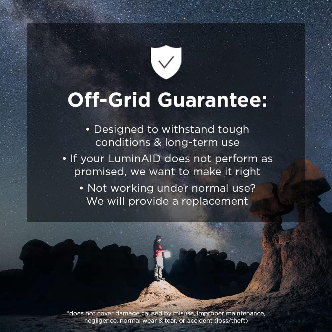 Alt view image 5 of 7 - LuminAID 2-in-1 Solar Camping Lantern and Phone Charger - Inflatable LED Lamp for Camping, Hiking and Travel - Emergency Light for Power Outages, Hurricane, Survival Kits - As Seen on Shark Tank
