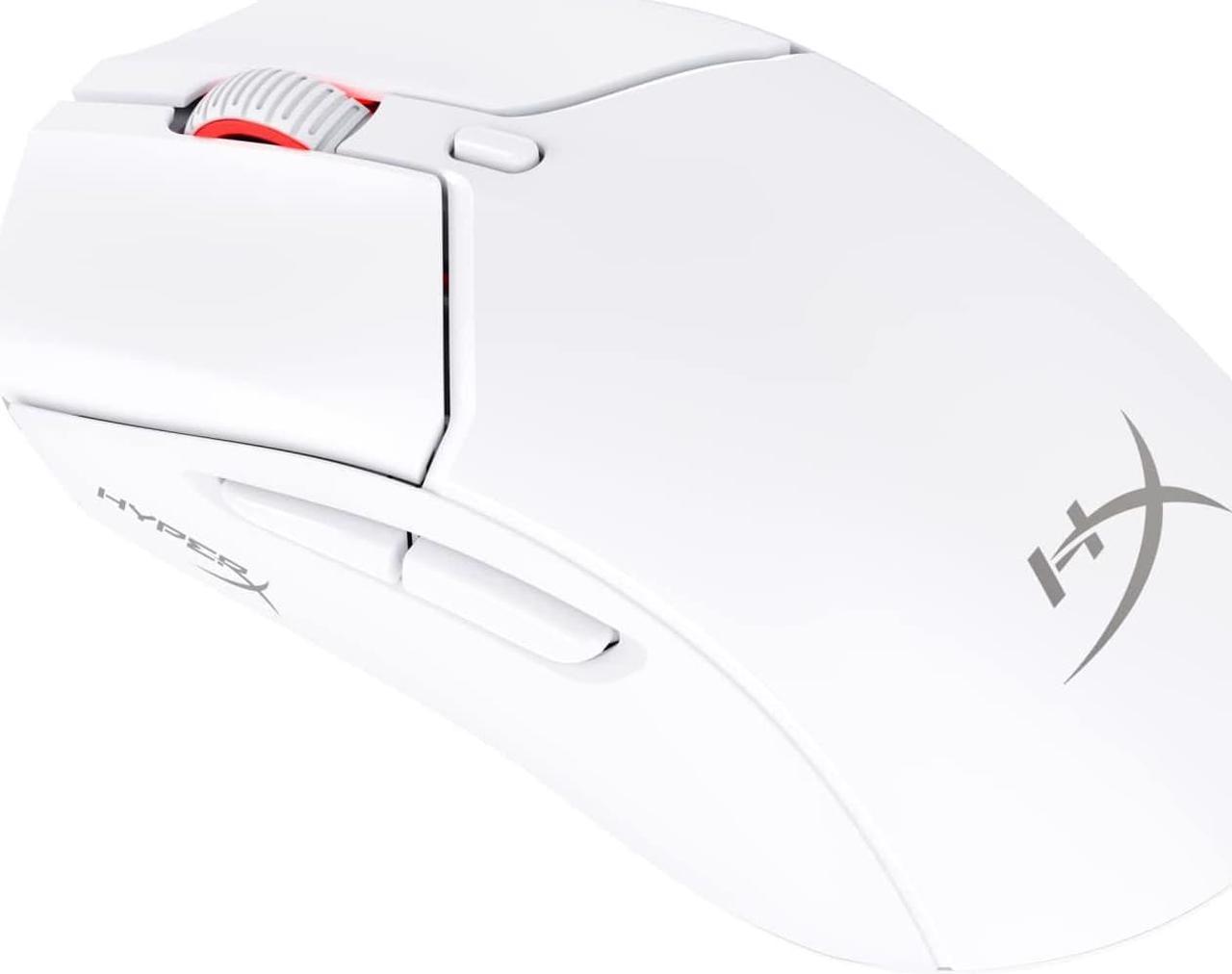 HyperX Pulsefire Haste 2  Wireless Gaming Mouse- Ultra Lightweight, 61g, 100 Hour Battery Life, Dual Wireless Connectivity, Precision Sensor - White