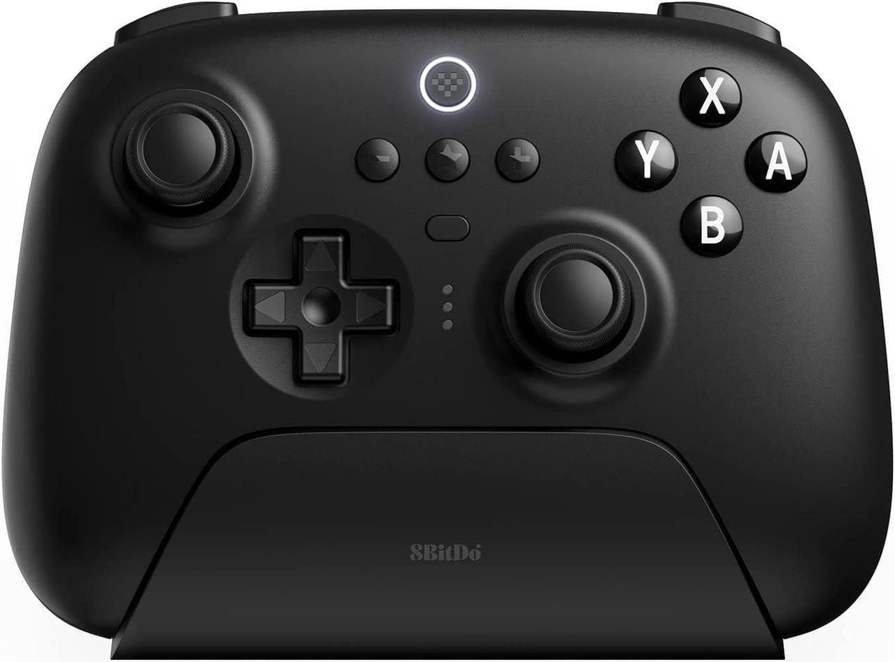 8Bitdo Ultimate Bluetooth Controller with Charging Dock, Wireless Pro Controller for Switch, Windows and Steam Deck (Black)