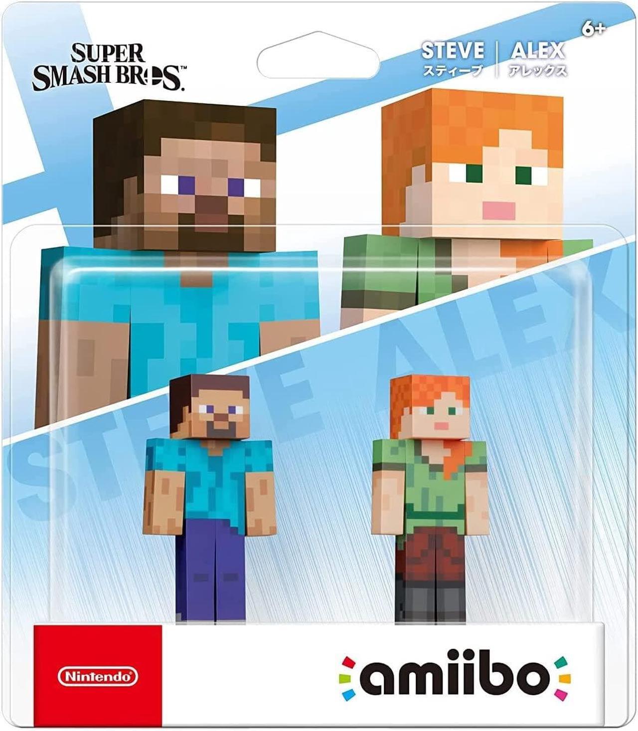 amiibo - Steve + Alex 2-pack - Super Smash Bros. Series