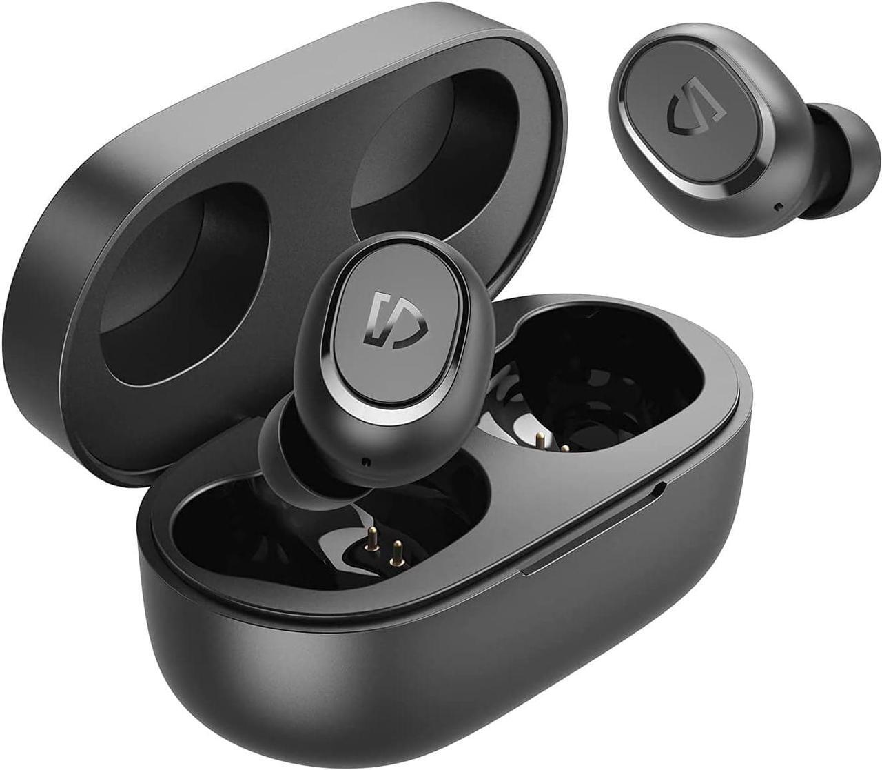 Main image of SoundPEATS Wireless Earbuds TrueFree2 Bluetooth 5.0 Headphones in-Ear Stereo TWS Sports Earbuds, IPX7 Waterproof, Customized Ear Fins, USB-C Charge, Monaural/Binaural Calls, 20 Hours Playtime
