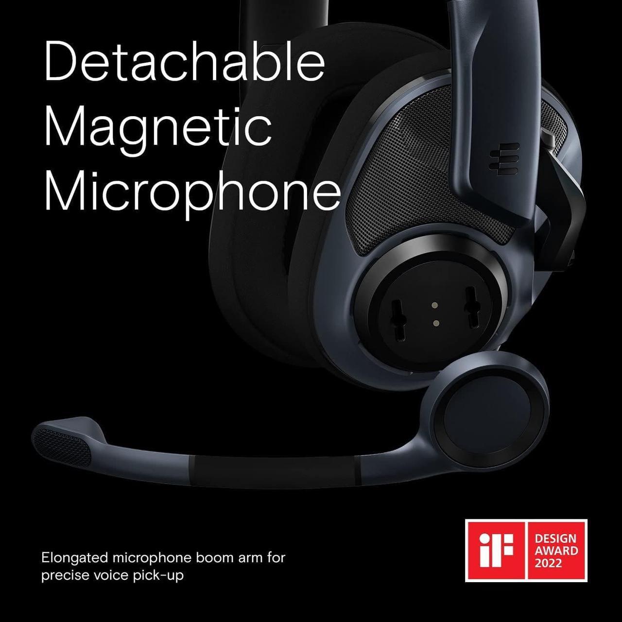 Alt view image 3 of 6 - H6Pro Open Acoustic Gaming Headset with Mic, Lightweight Headband, Comfortable and Durable Design (Black)