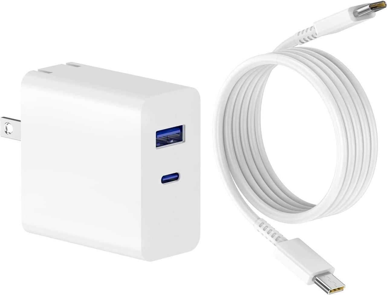 MacBook Charger USB C, MacBook Air Charger 13/12inch 2017 2020, MacBook Pro Charger 13inch 2017 2018 2019; 30W USB C Charger for i-Pad Pro Air, for Google Pixel 8/7/6/5/4/3. Type C Charger with Cable