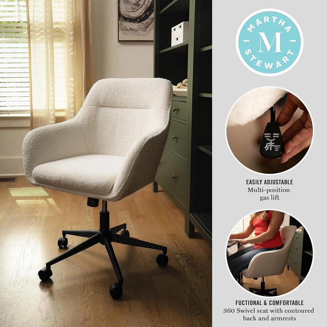 Martha Stewart Rayna Task Chair - Thumbnail 5