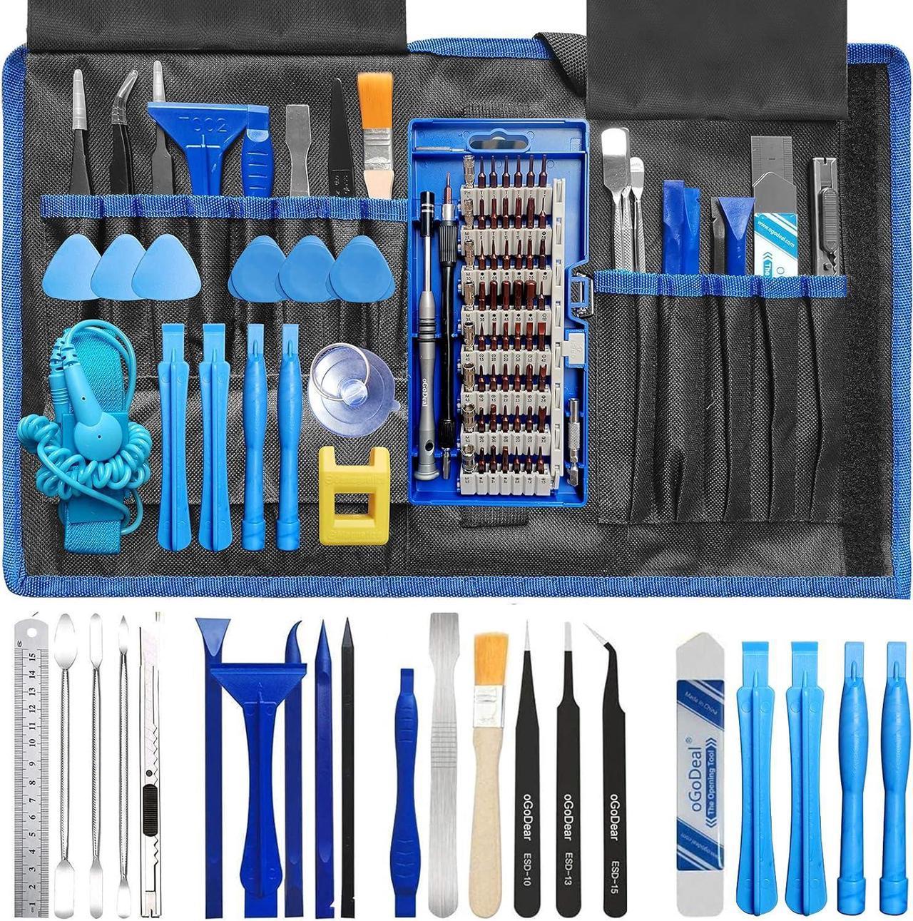 95 in 1 Pry and Opening Precision Screwdriver Set oGoDeal Magnetic Screwdriver Repair Tool Kit for Cell Phone,iPhone,iPad,Watch,Tablet,PC,MacBook,Computer,Laptop