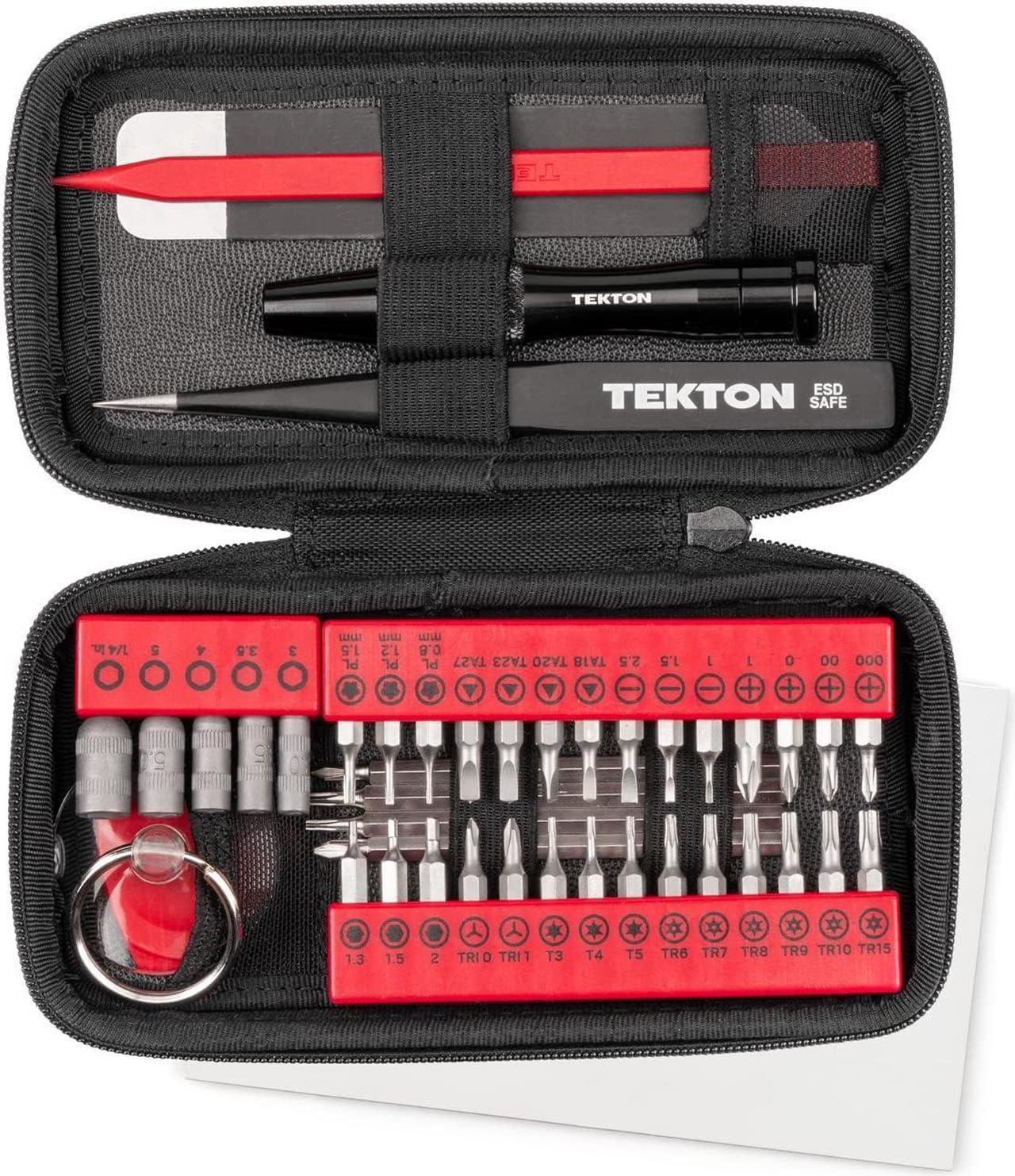 TEKTON 28301 Everybit Tech Rescue (TM) Kit for Electronics, Phones and Precision Devices, 46-Piece