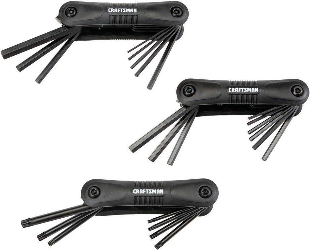 CRAFTSMAN Hex Key Set, 25-Key, 3 Pack, Folding (CMHT26004)