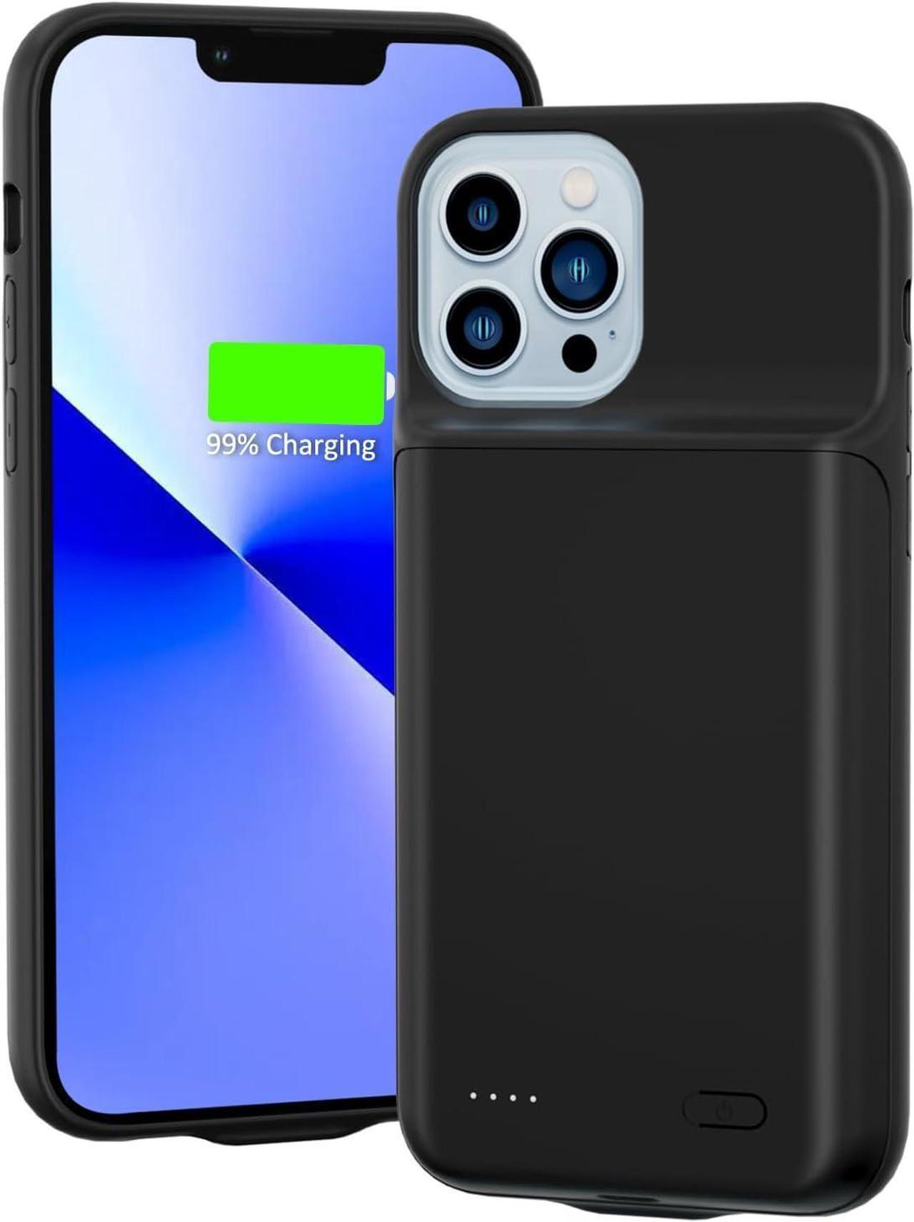Main image of Gladgogo iPhone 13 Pro Charging Case, 6000mAH Portable Protective iPhone 13 Pro Battery Case, Rechargeable Extended iPhone 13 Pro Charger Case, Smart Battery Case for iPhone 13 Pro, 6.1 inch, Black