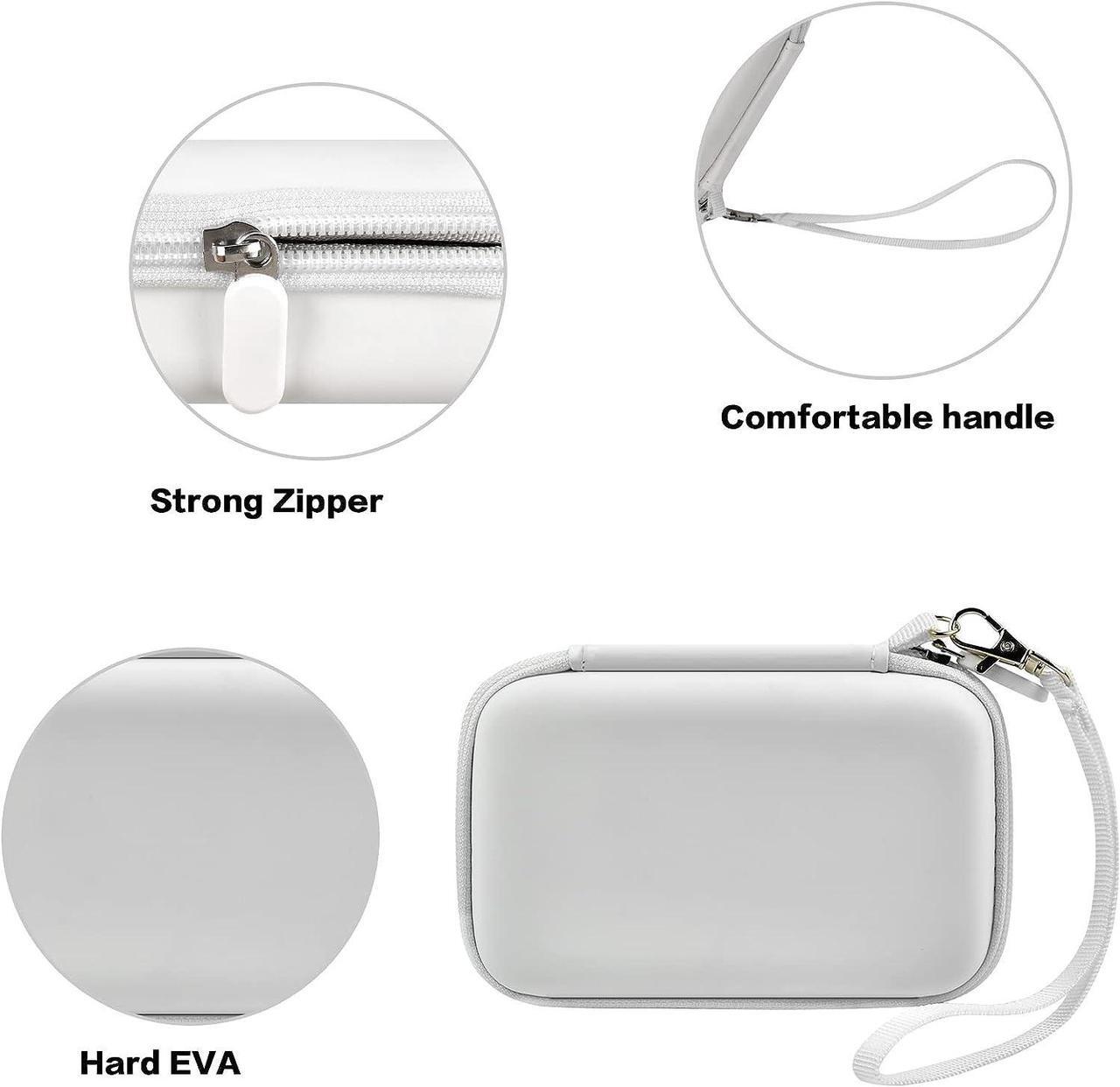 Alt view image 3 of 7 - Travel Case for UCOMX for Nano/for Iseyyox/for LISEN/for RTOPS 3 in 1 Wireless Charger, Foldable Magnetic Charging Station Storage Holder Bag for Fast Charge Pad Cable and Adapter, White-Box Only
