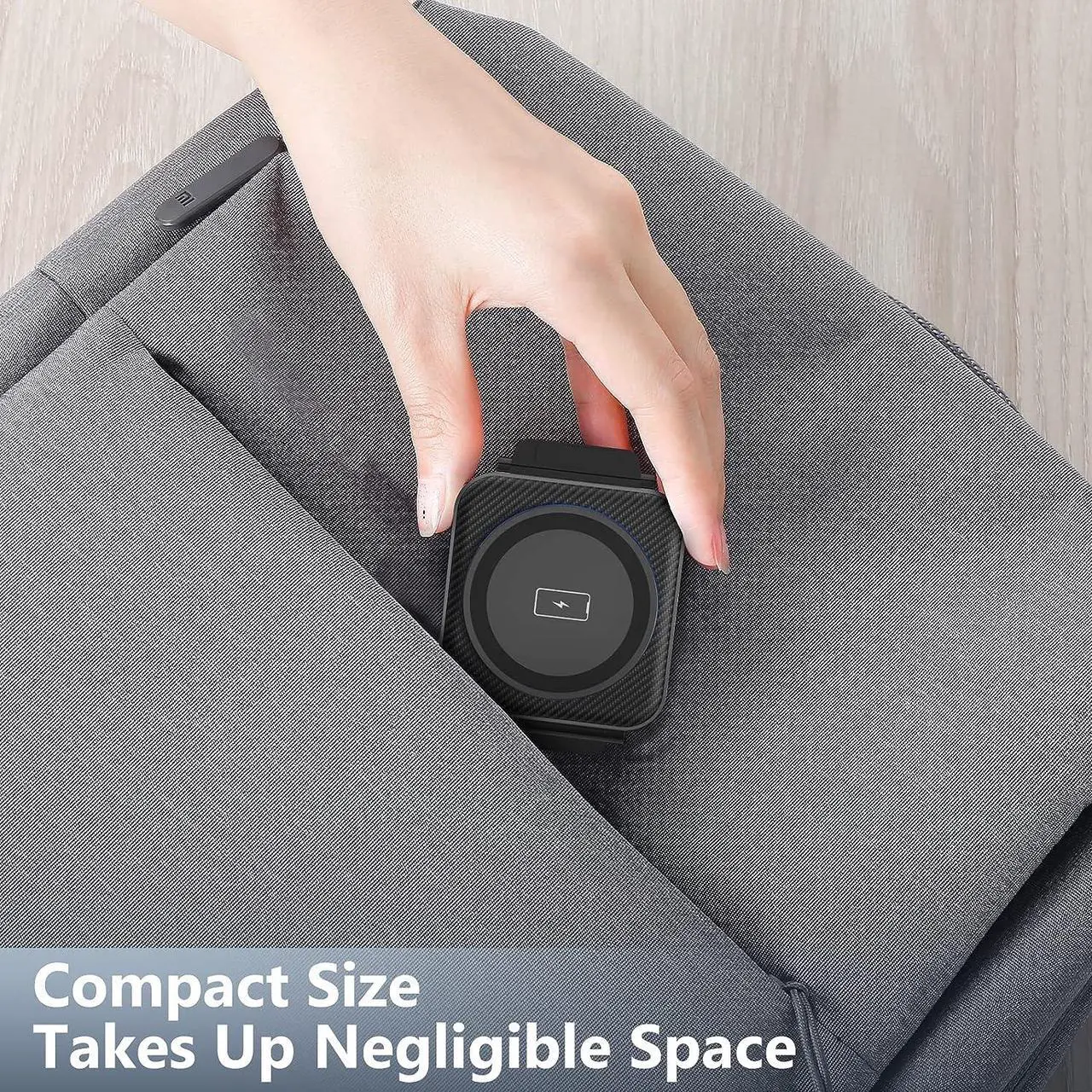 Alt view image 2 of 7 - Travel Charger for Samsung Multi Devices, Foldable 3 in 1 Wireless Charging Station Fast Charging Stand/Pad Compatible for Samsung Galaxy S25/S24/S23/S22/S21/Note20 Galaxy Watch7/6/5/4/3 Galaxy Buds3