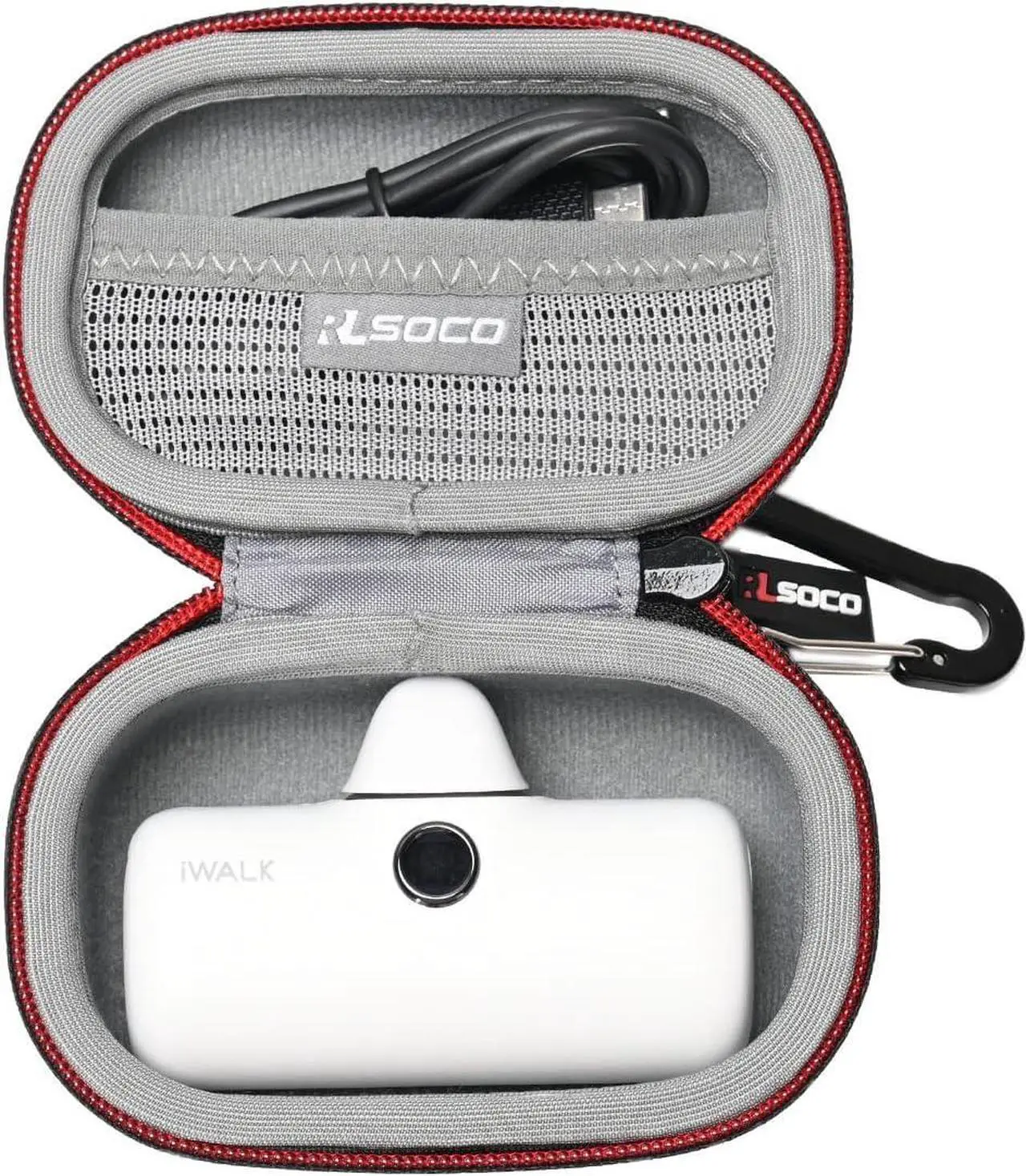 Main image of RLSOCO Case for iWALK Mini Portable Charger 4500mAh/4800mAh Ultra-Compact Power Bank (Case Only) (Black)
