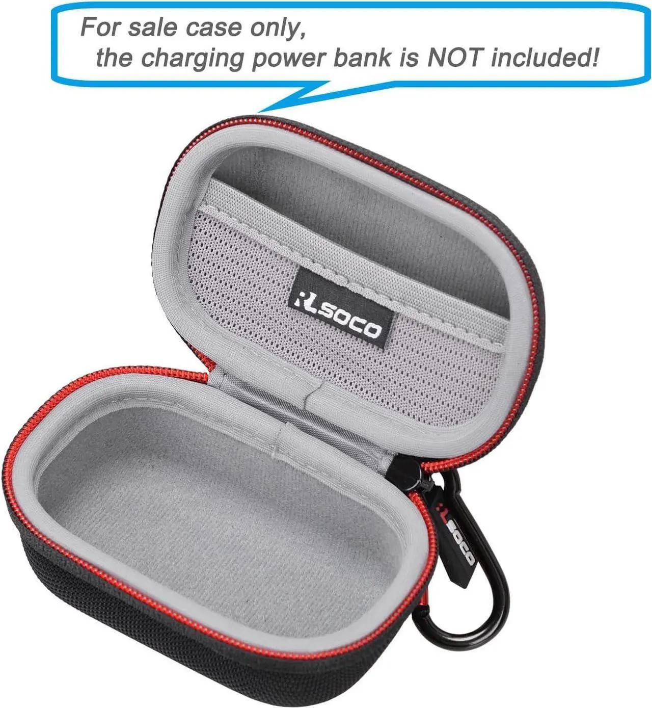 Alt view image 2 of 6 - RLSOCO Case for iWALK Mini Portable Charger 4500mAh/4800mAh Ultra-Compact Power Bank (Case Only) (Black)