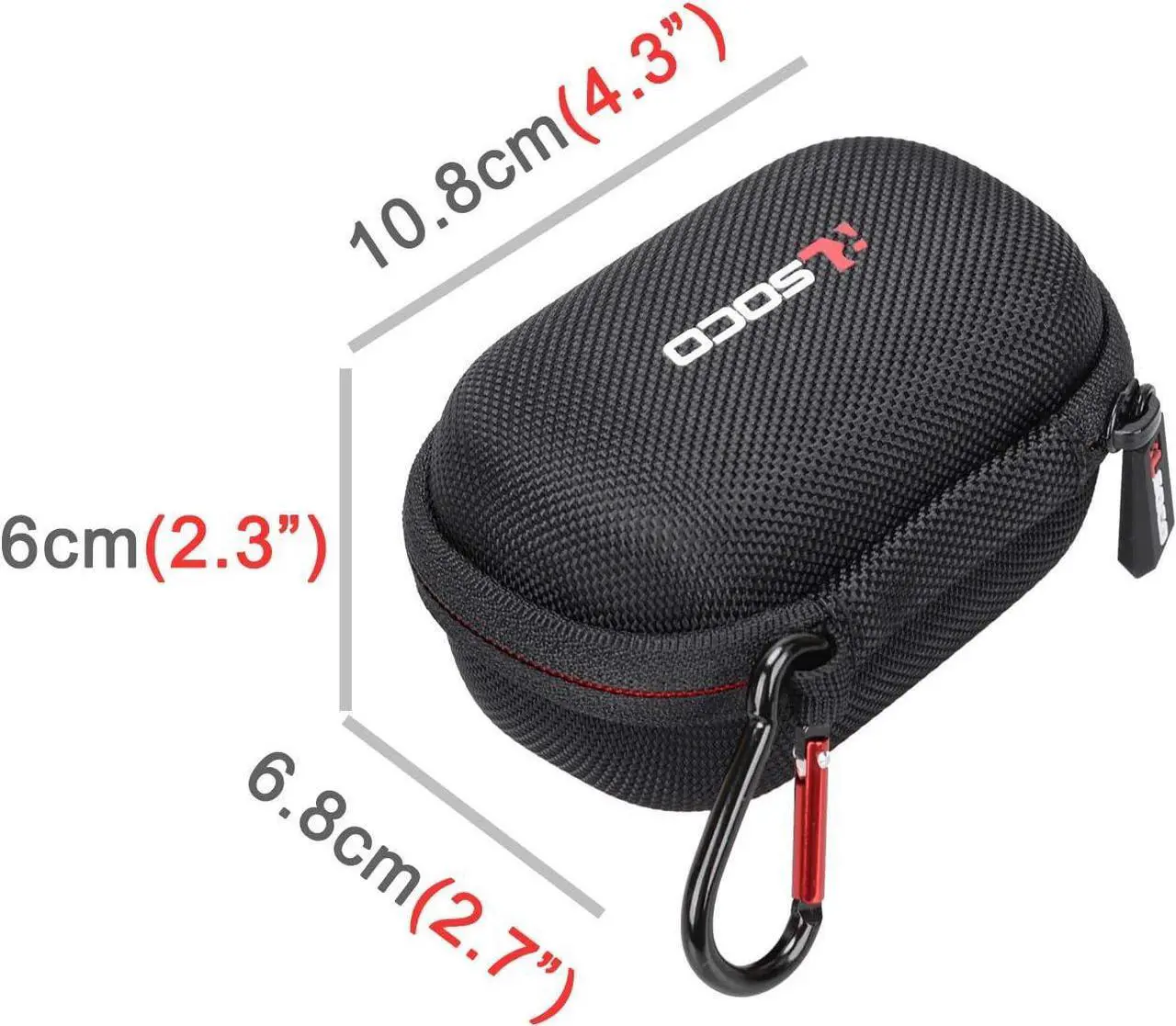 Alt view image 3 of 6 - RLSOCO Case for iWALK Mini Portable Charger 4500mAh/4800mAh Ultra-Compact Power Bank (Case Only) (Black)