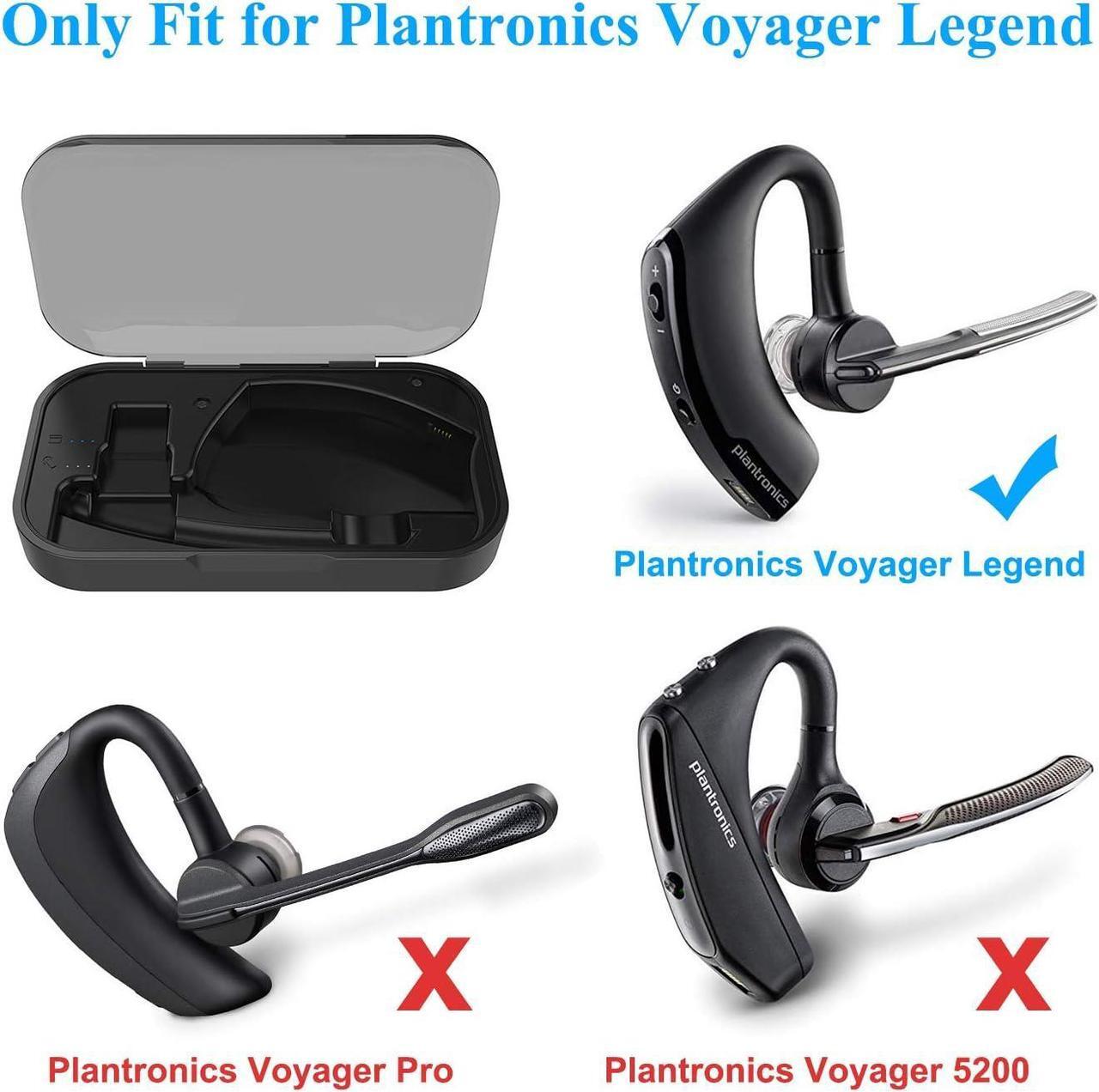 Alt view image 2 of 7 - Power Charging Case Compatible with Plantronics Bluetooth Headset Voyager Legend, 2-in-1 Portable Charger Case with LED Status(Only Include The Charging Case)