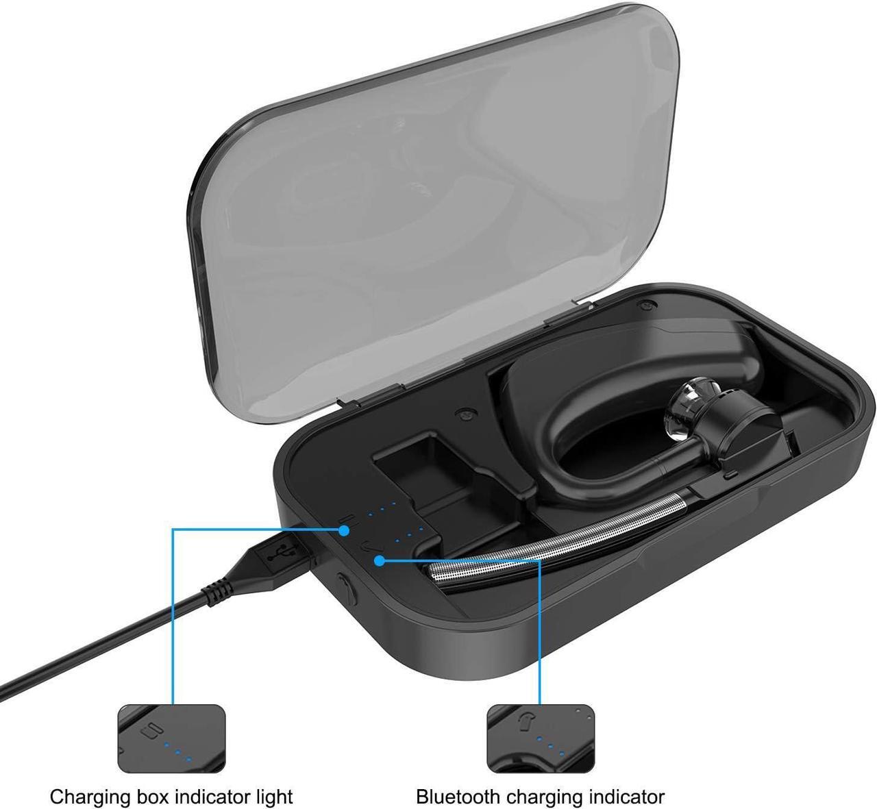 Alt view image 3 of 7 - Power Charging Case Compatible with Plantronics Bluetooth Headset Voyager Legend, 2-in-1 Portable Charger Case with LED Status(Only Include The Charging Case)