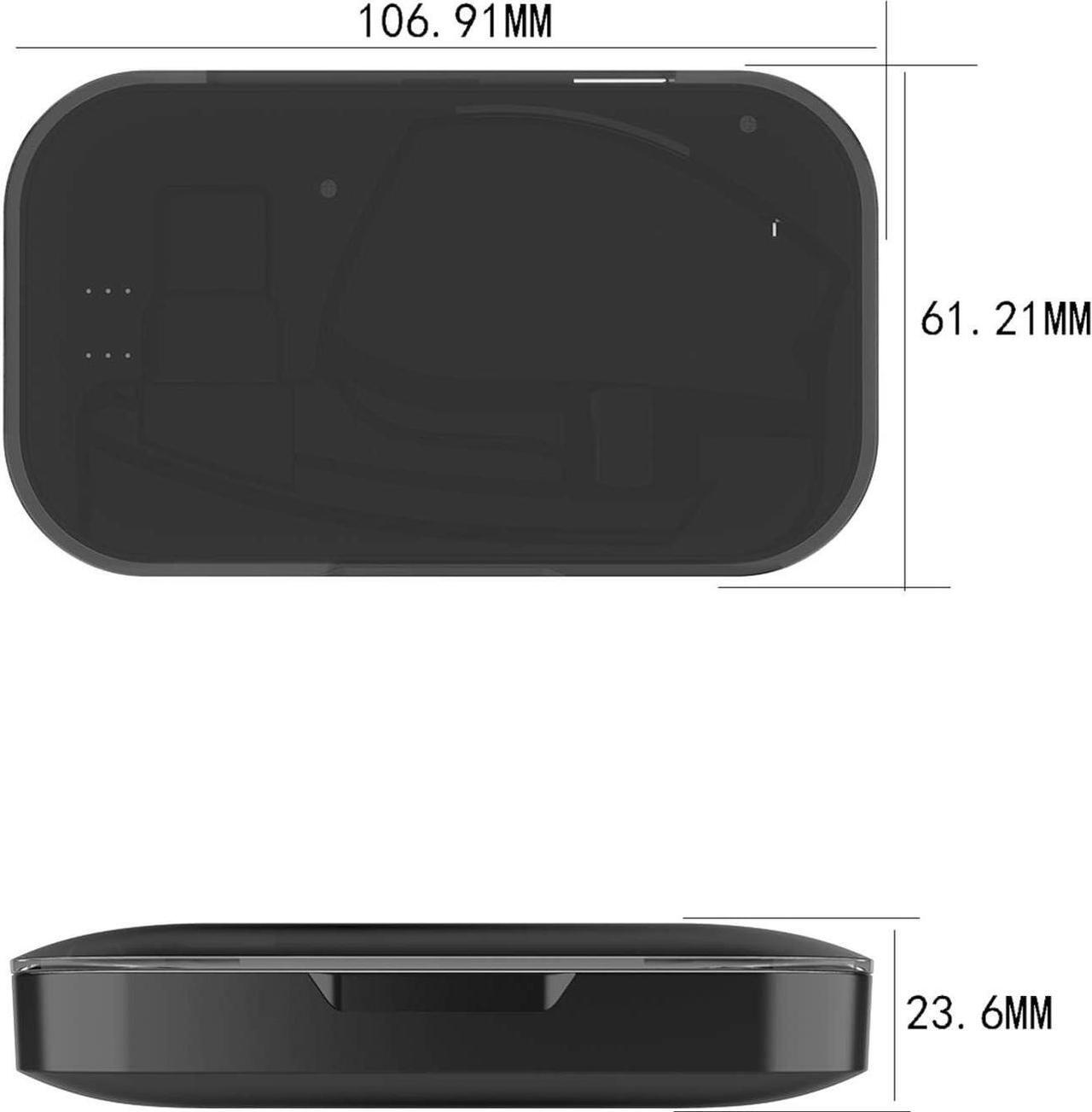 Alt view image 6 of 7 - Power Charging Case Compatible with Plantronics Bluetooth Headset Voyager Legend, 2-in-1 Portable Charger Case with LED Status(Only Include The Charging Case)