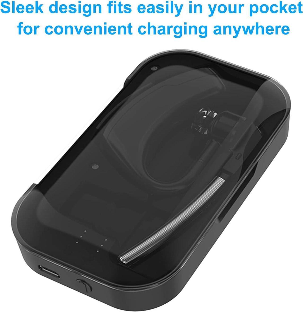 Alt view image 5 of 7 - Power Charging Case Compatible with Plantronics Bluetooth Headset Voyager Legend, 2-in-1 Portable Charger Case with LED Status(Only Include The Charging Case)