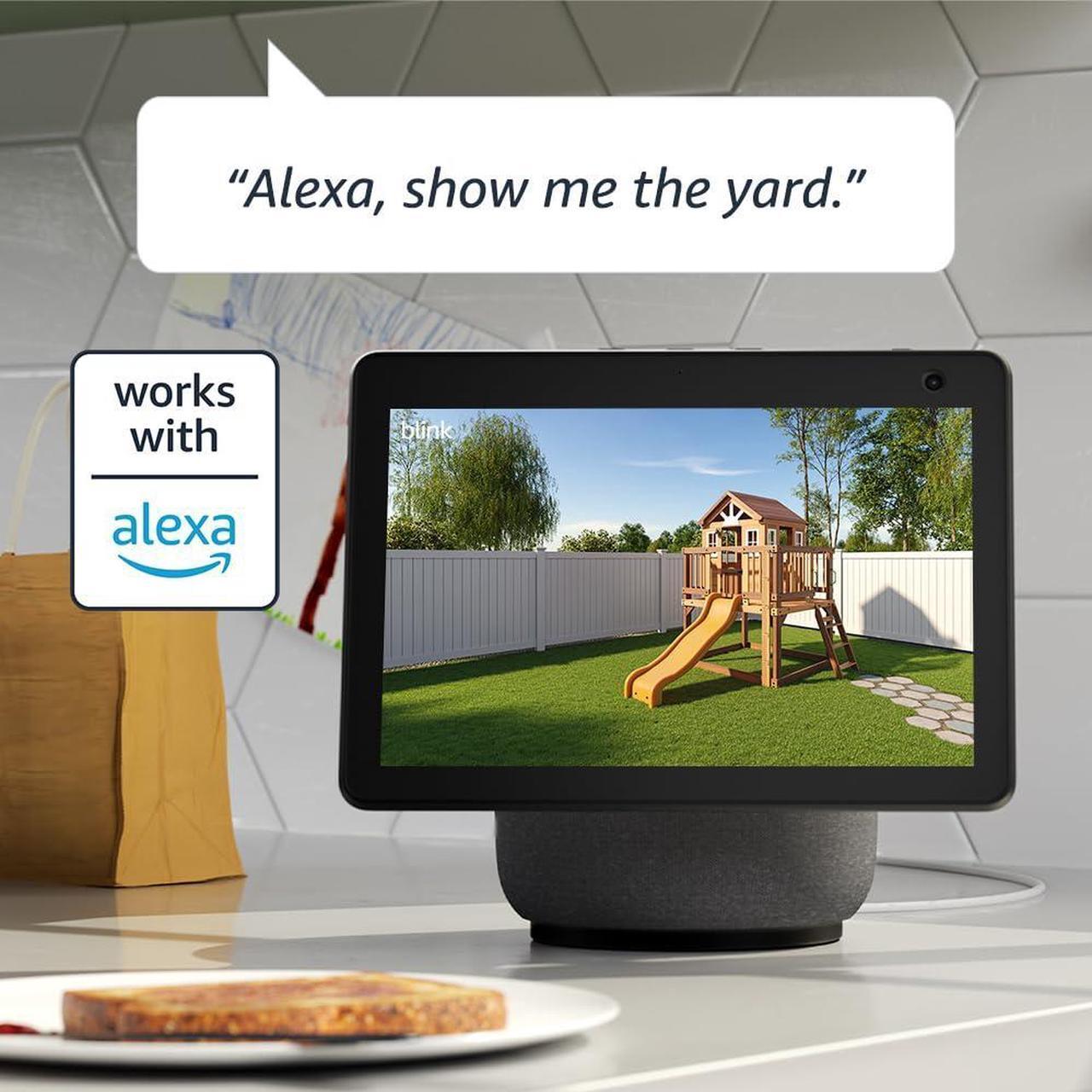 Alt view image 6 of 6 - Blink Outdoor 4 (newest model) + Battery Extension Pack  Four-year battery wireless smart security camera, two-way audio, HD live view, enhanced motion detection  Add-on cam (Sync Module required)