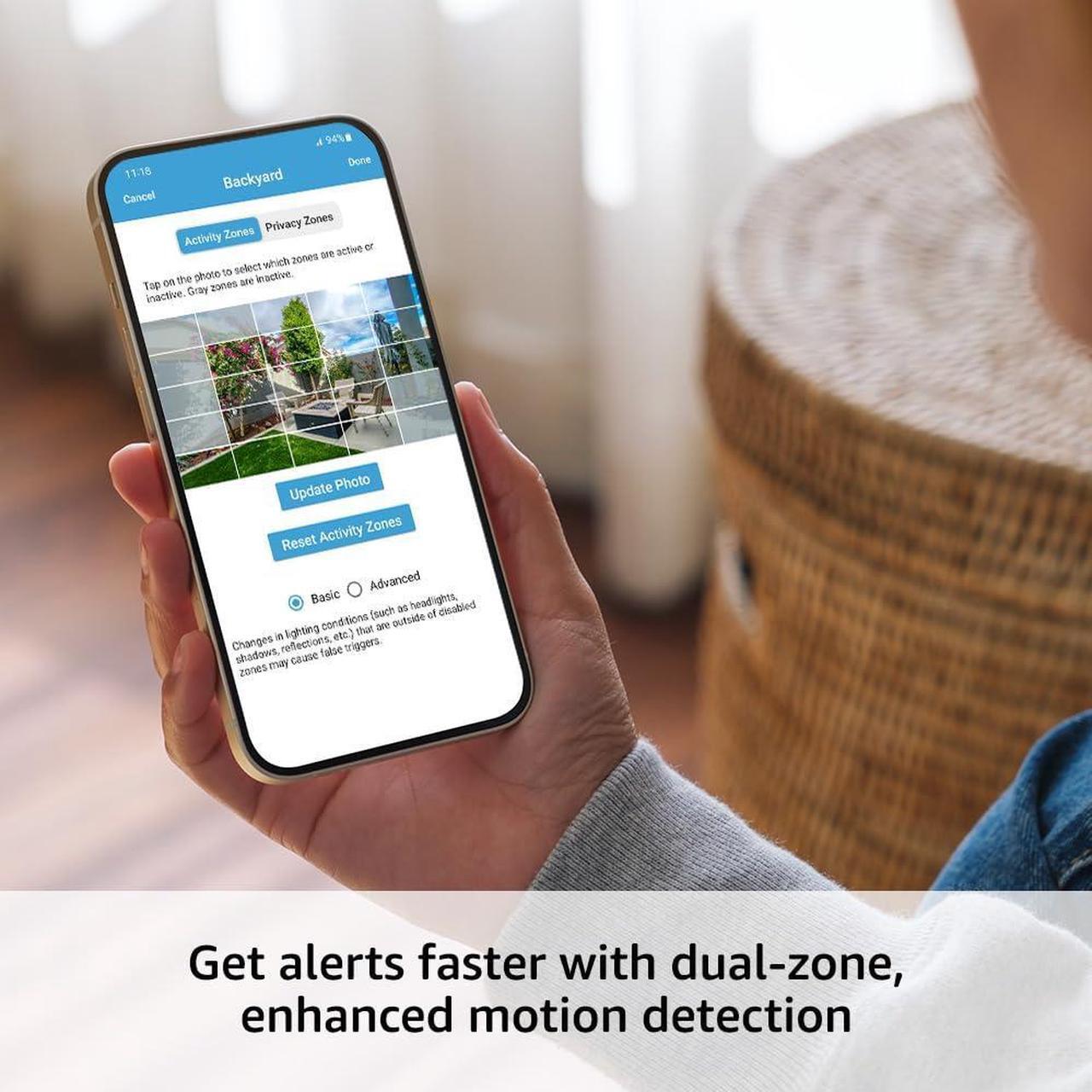 Alt view image 4 of 6 - Blink Outdoor 4 (newest model) + Battery Extension Pack  Four-year battery wireless smart security camera, two-way audio, HD live view, enhanced motion detection  Add-on cam (Sync Module required)
