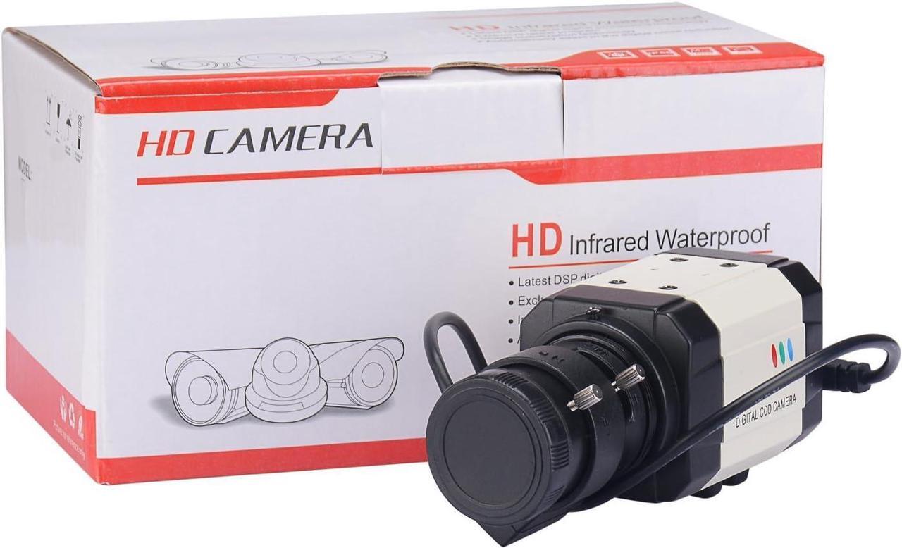 Alt view image 7 of 7 - CCTV Mini HD 1/3 CCD 960h Auto Iris 1000tvl 2.8-12mm Varifocal Lens Bullet Box Security Camera Indoor/Outdoor Surveillance Camera